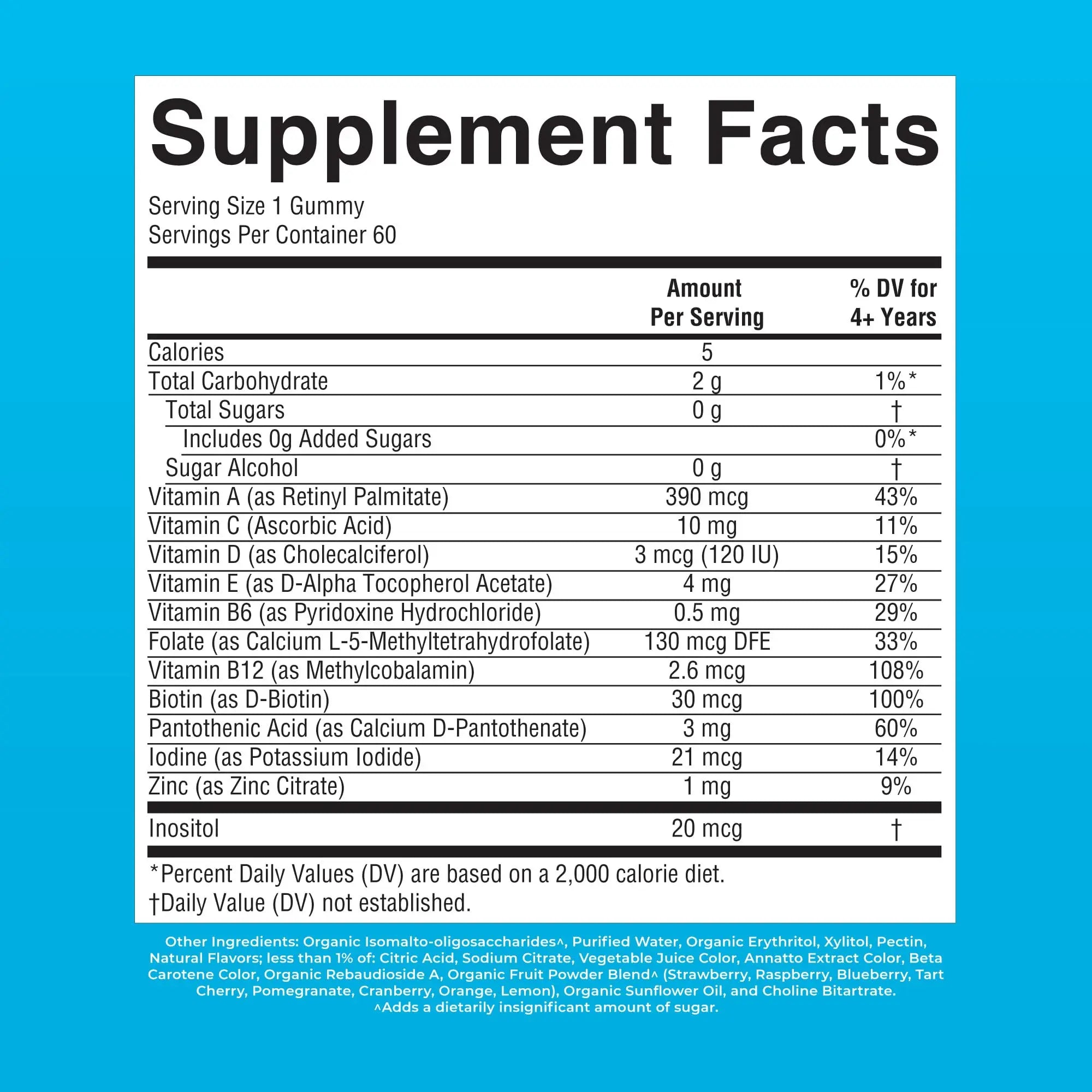 MARYRUTH'S Kids Vitamins | Multi | Sugar Free | 2 Month Supply | Kids Multivitamin Gummies for Ages 2+ | Vegan | Only 1 Gummy a Day | 60 Count MARYRUTH'S Au supplements
