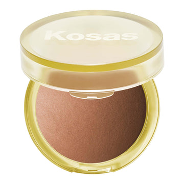 Kosas Sun Show Glowy Warmth Baked Bronzer - Contouring Powder for Cheekbones, Nose & Jawline - Enriched with Concentrated Fatty Acids - Talc-Free, Vegan & Hypoallergenic - Escape Kosas Au supplements