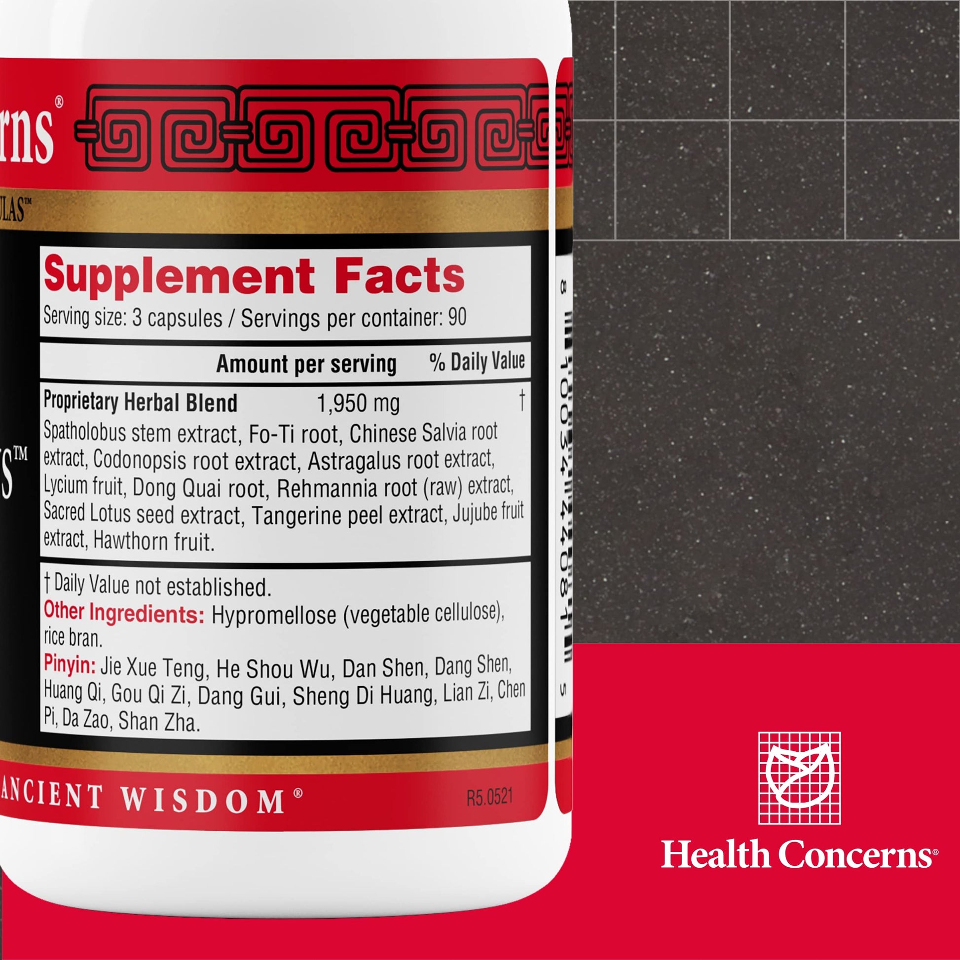 Health Concerns Marrow Plus – Bone Marrow & Blood Generation Herbal Supplement – Chinese Herbal Formula for Anemia, & Circulation Support – Astragus, Salvia, & Tangerine Extracts – 270 Capsules Health Concerns Au supplements