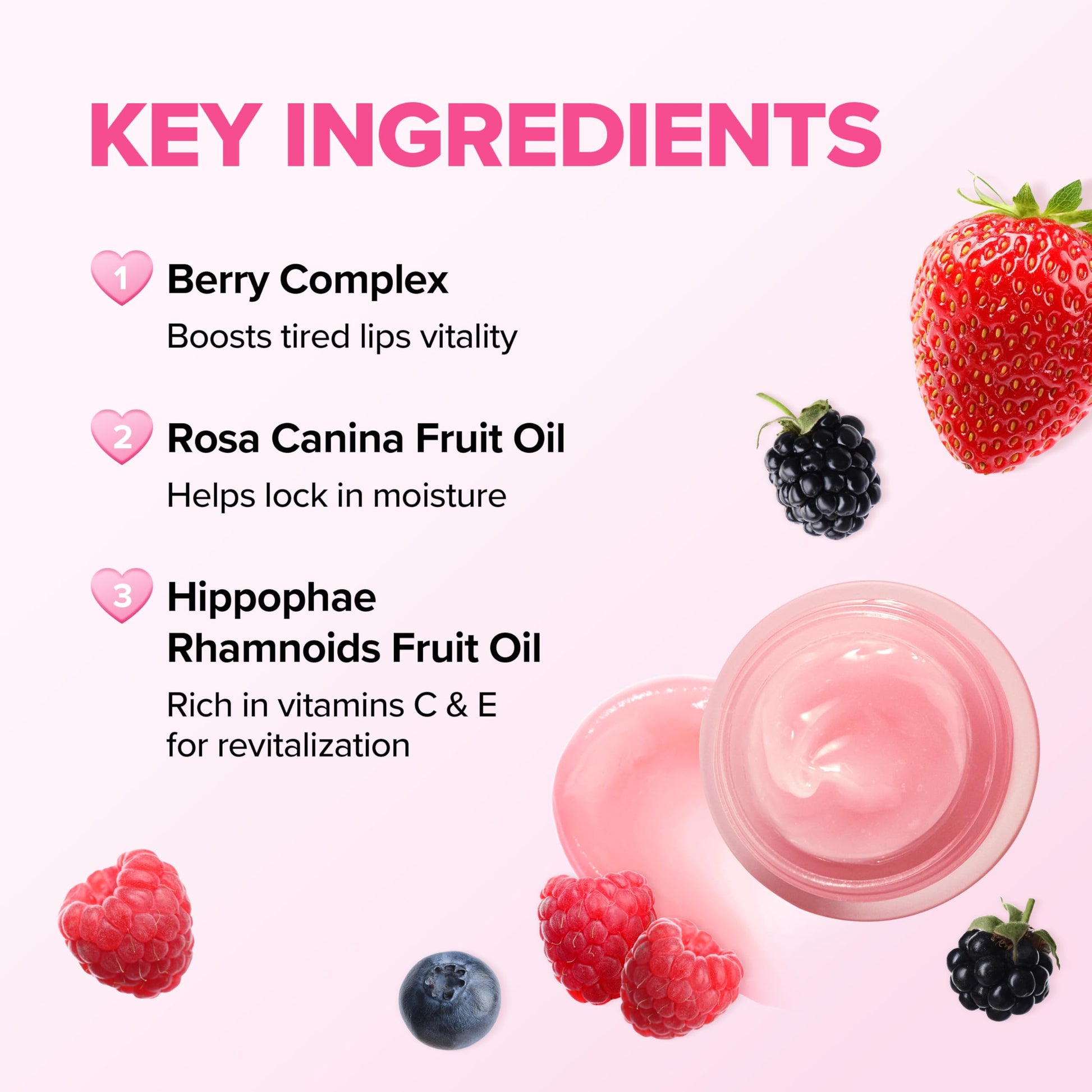 Klavuu Lip Mask Sleeping Pack (0.7oz) – Overnight Deep Hydrating Korean Lip Balm Treatment for Very Dry, Chapped Lips | Lip Lightening & Plumping with Instant Hydration | Gentle Exfoliating (Berry) KLAVUU Au supplements