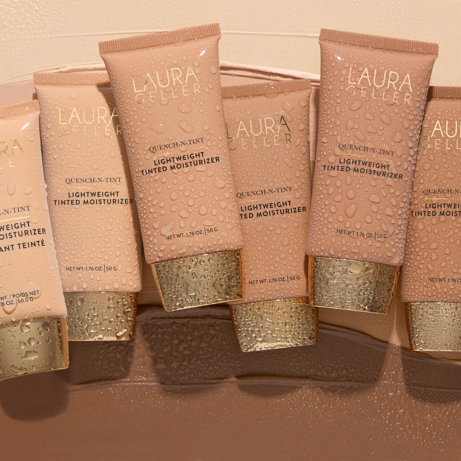 LAURA GELLER NEW YORK Quench-n-Tint Tinted Moisturizer - Sheer to Light Buildable Coverage - Natural Glow Finish - Lightweight Formula with Hyaluronic Acid, 04 Medium LAURA GELLER NEW YORK Au supplements