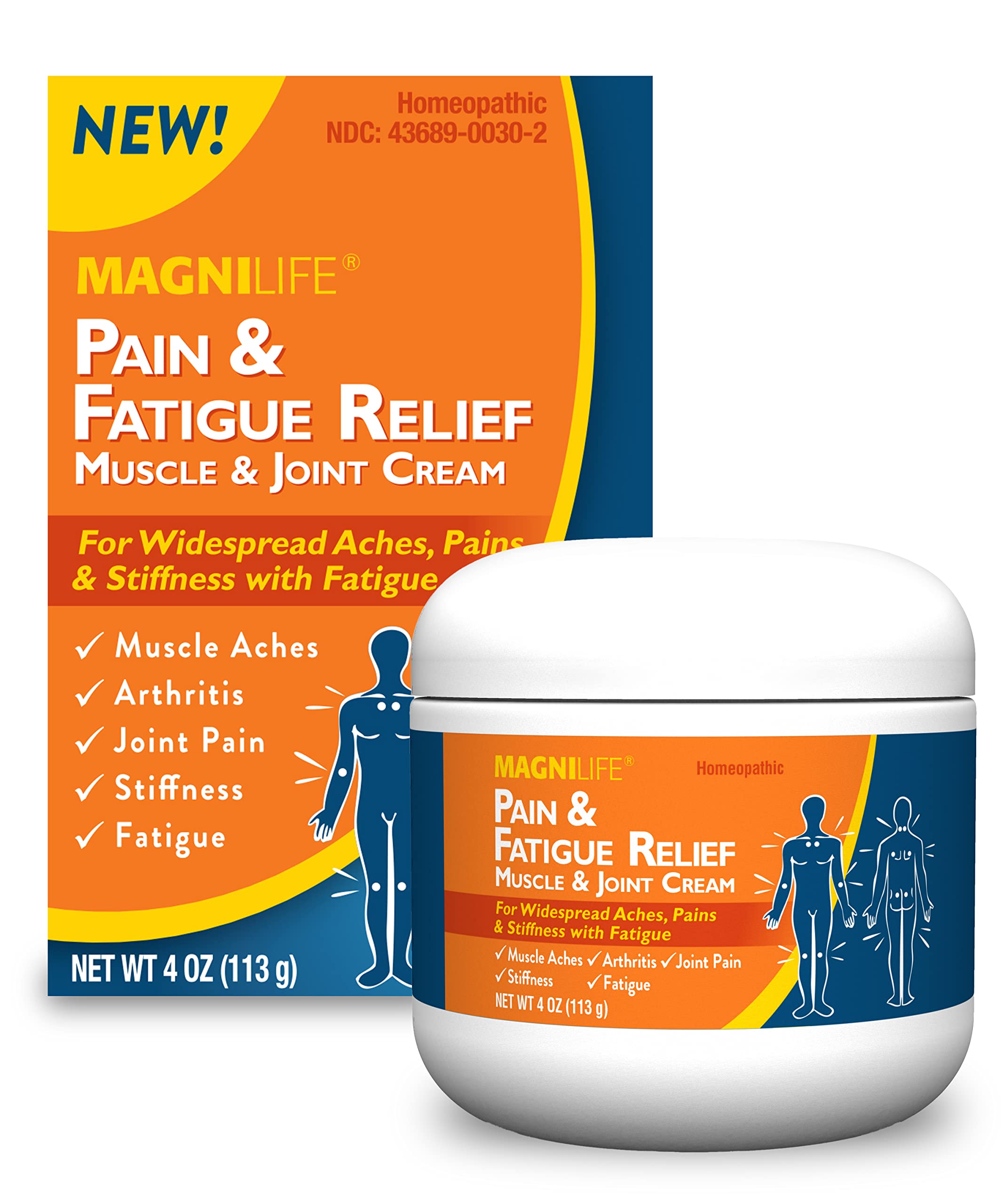 MagniLife Pain & Fatigue Relief Cream 4 oz Pain & Inflammation Relief Foam 4 oz. Natural Joint & Muscle Pain Relief Bundle for Shoulders, Back, Knees, Arthritis, Stiffness & Soreness MagniLife Au supplements