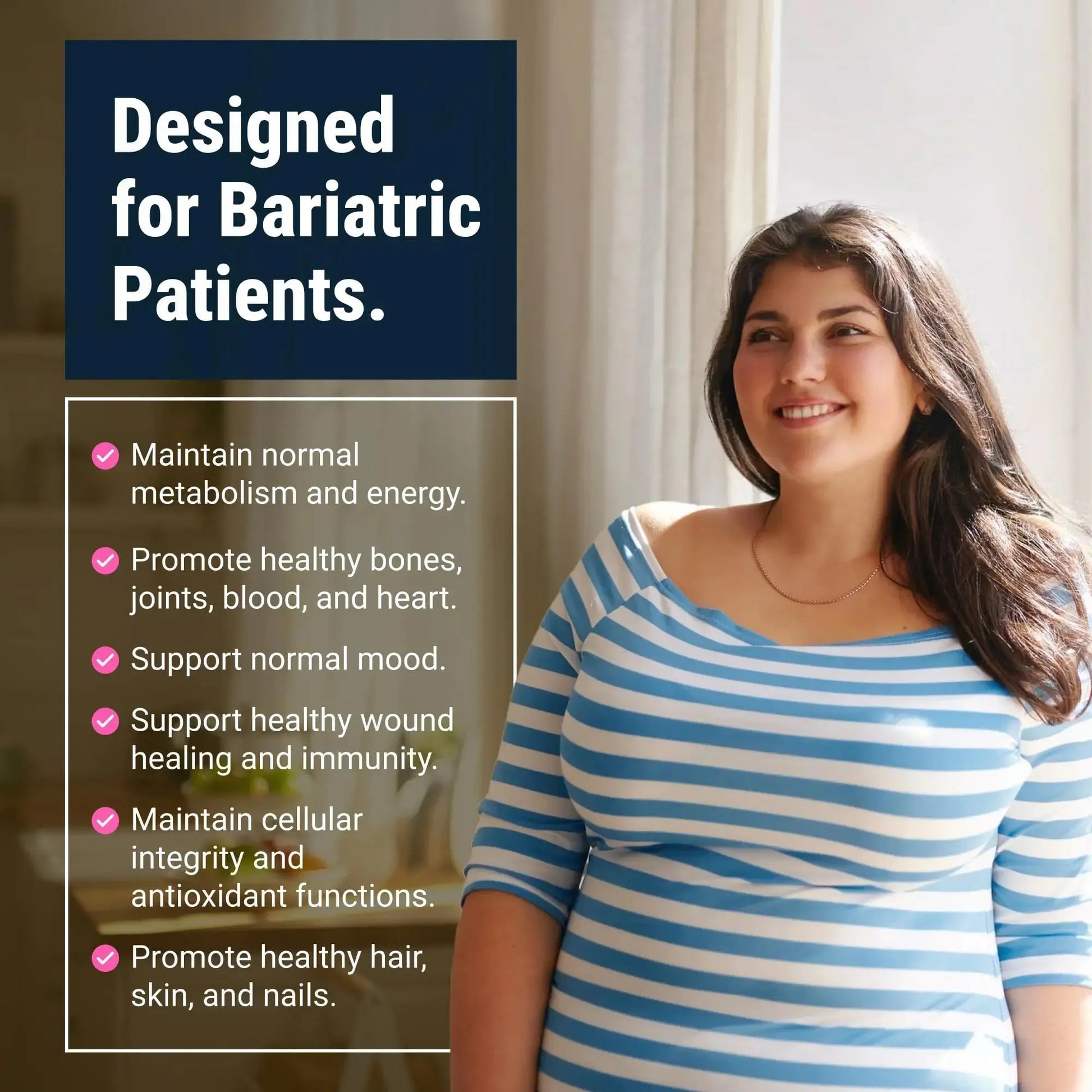 BariatricPal Multivitamin ONE 1 per Day! Bariatric Multivitamin Capsule Iron Free | Easy to Swallow Capsule | BariatricPal Au supplements