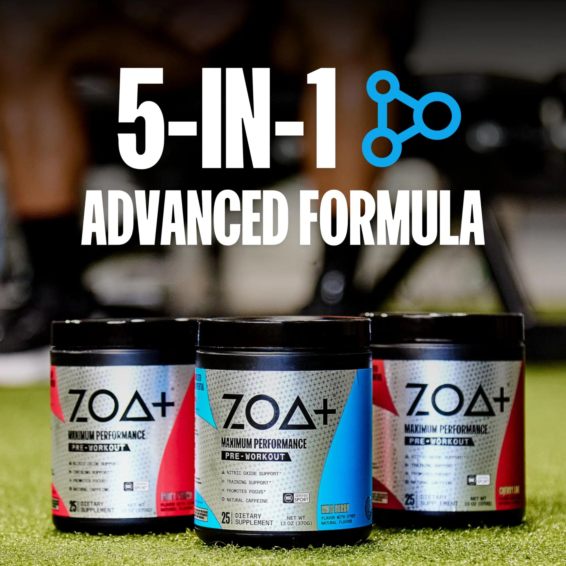 ZOA+ Pre Workout Powder, Fruit Punch - NSF Certified for Sport with Zero Sugar, Electrolytes ZOA Au supplements