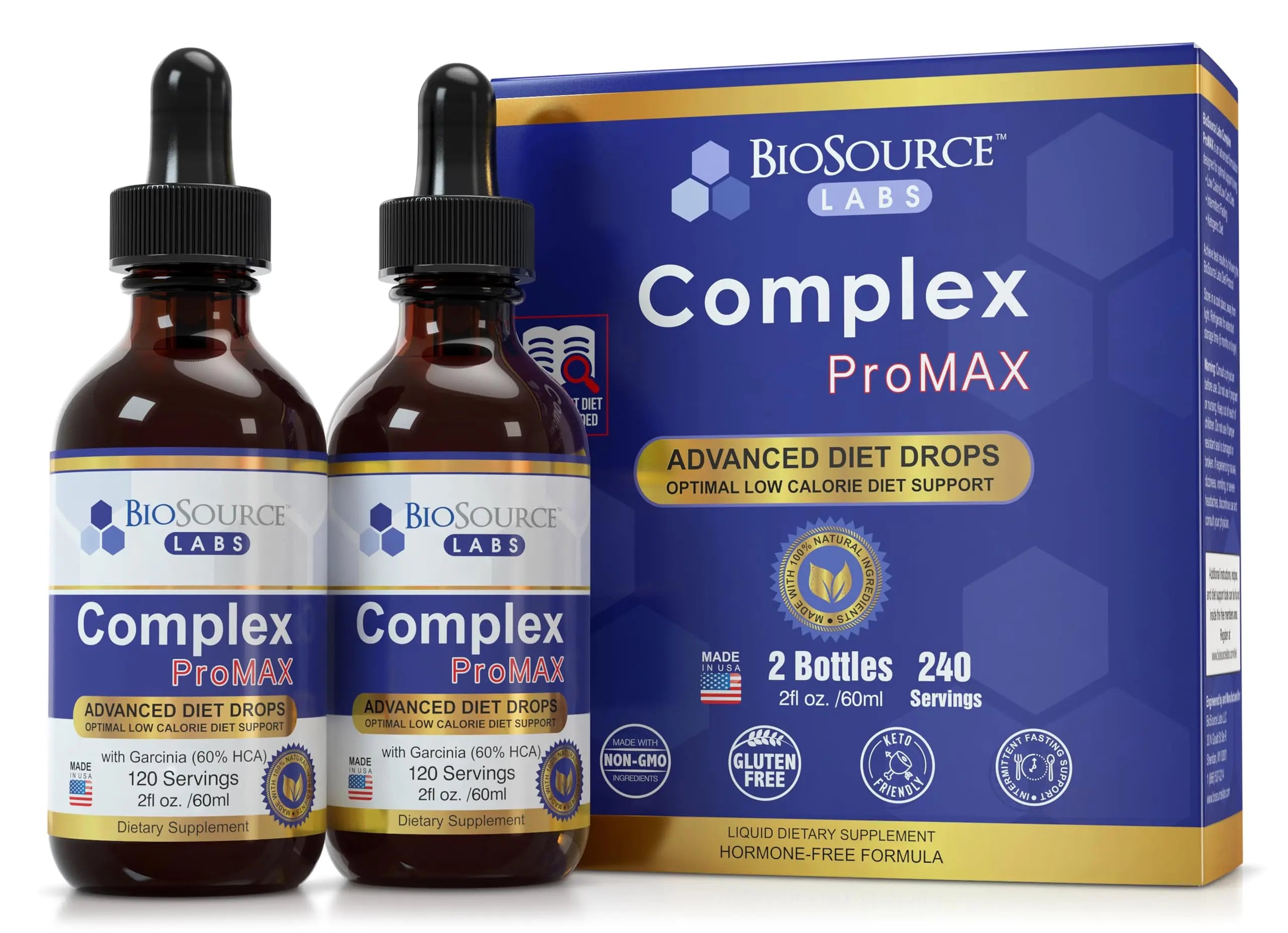BioSource Labs Complex ProMAX Premium Diet Drops (2 x 2 oz Bottle) BioSource Labs Au supplements