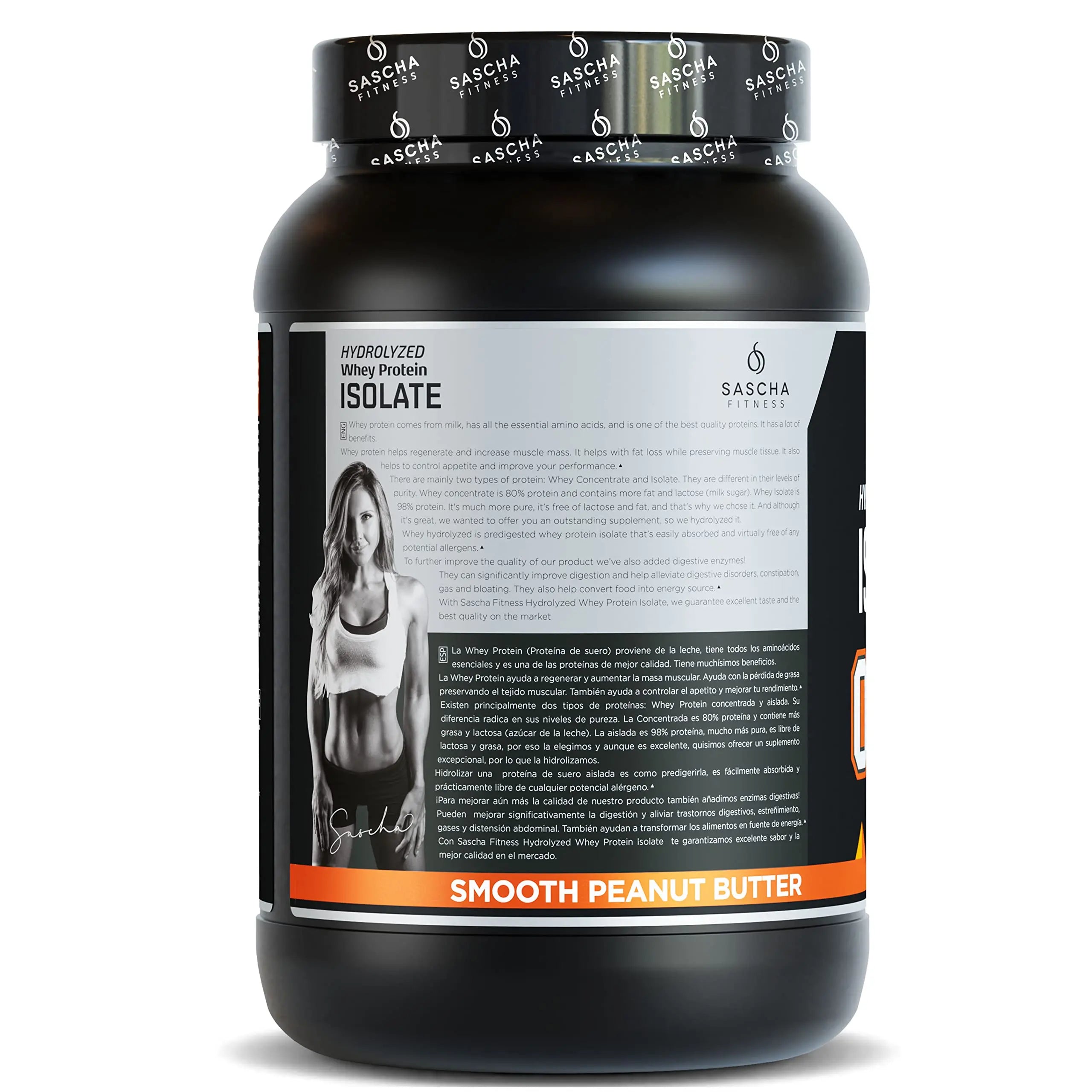 SASCHA FITNESS Hydrolyzed Whey Protein Isolate,100% Grass-Fed ,2.3 Pounds SASCHA FITNESS Au supplements