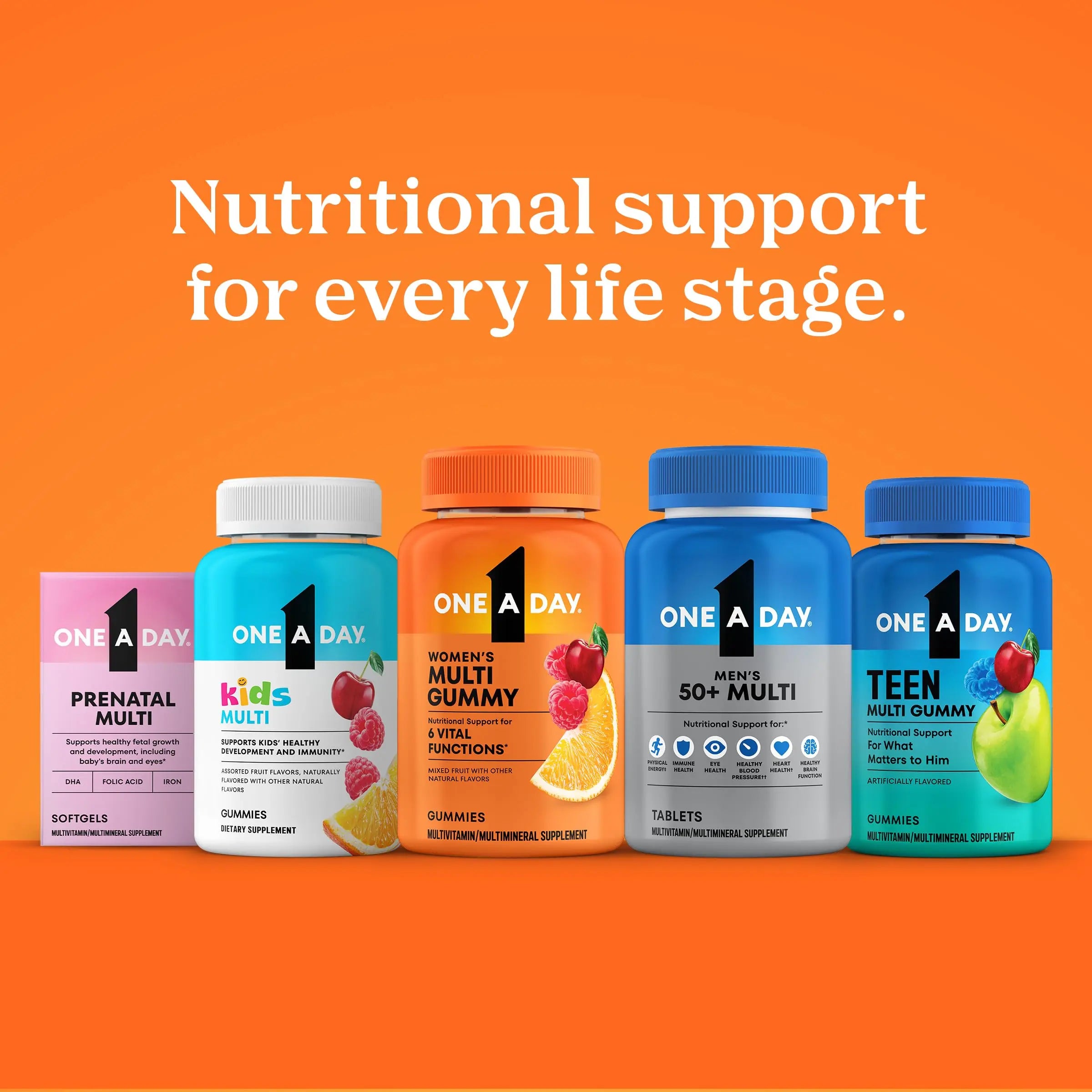 One A Day Men’s 50+ Multivitamins, Supplement with A, C, D, E and Zinc for Immune Health*, Calcium & More, 100 Tablets ONE A DAY Au supplements