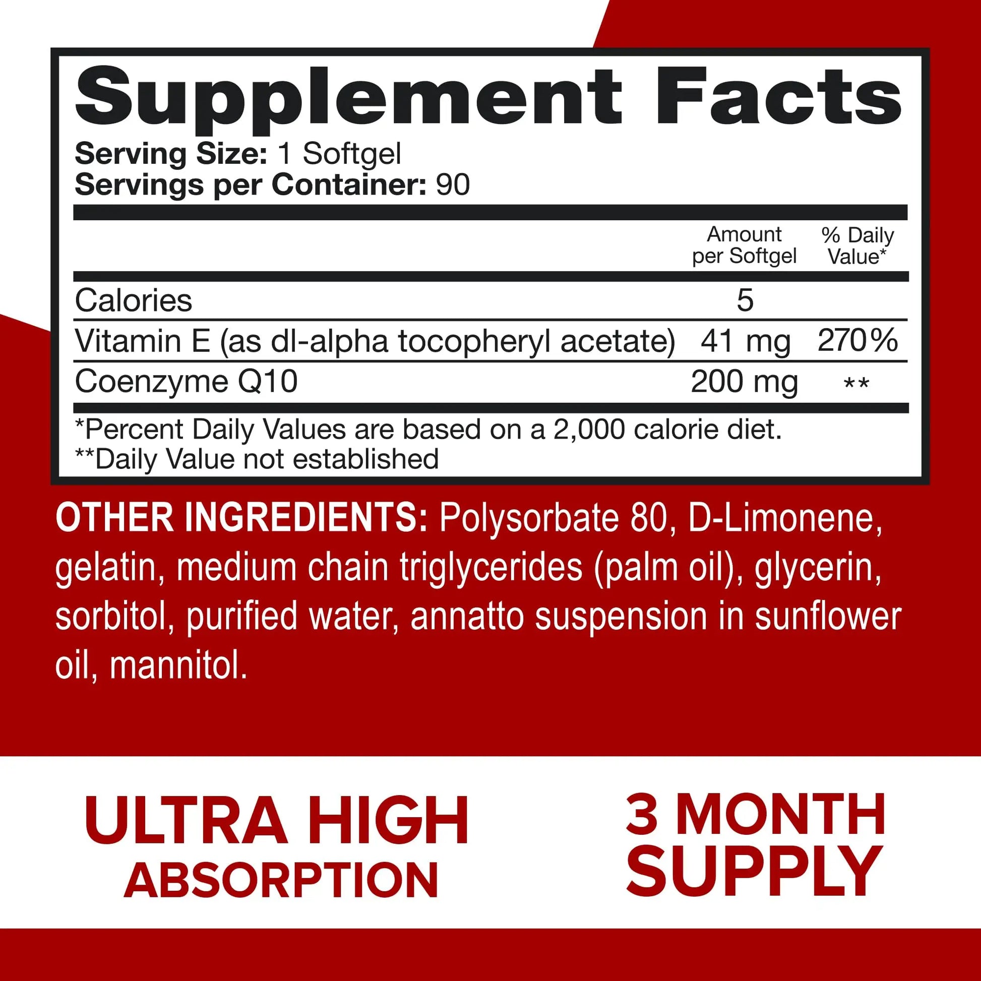Qunol CoQ10 200mg Softgels, Ultra CoQ10 - Ultra High Absorption Coenzyme Q10 Qunol Au supplements