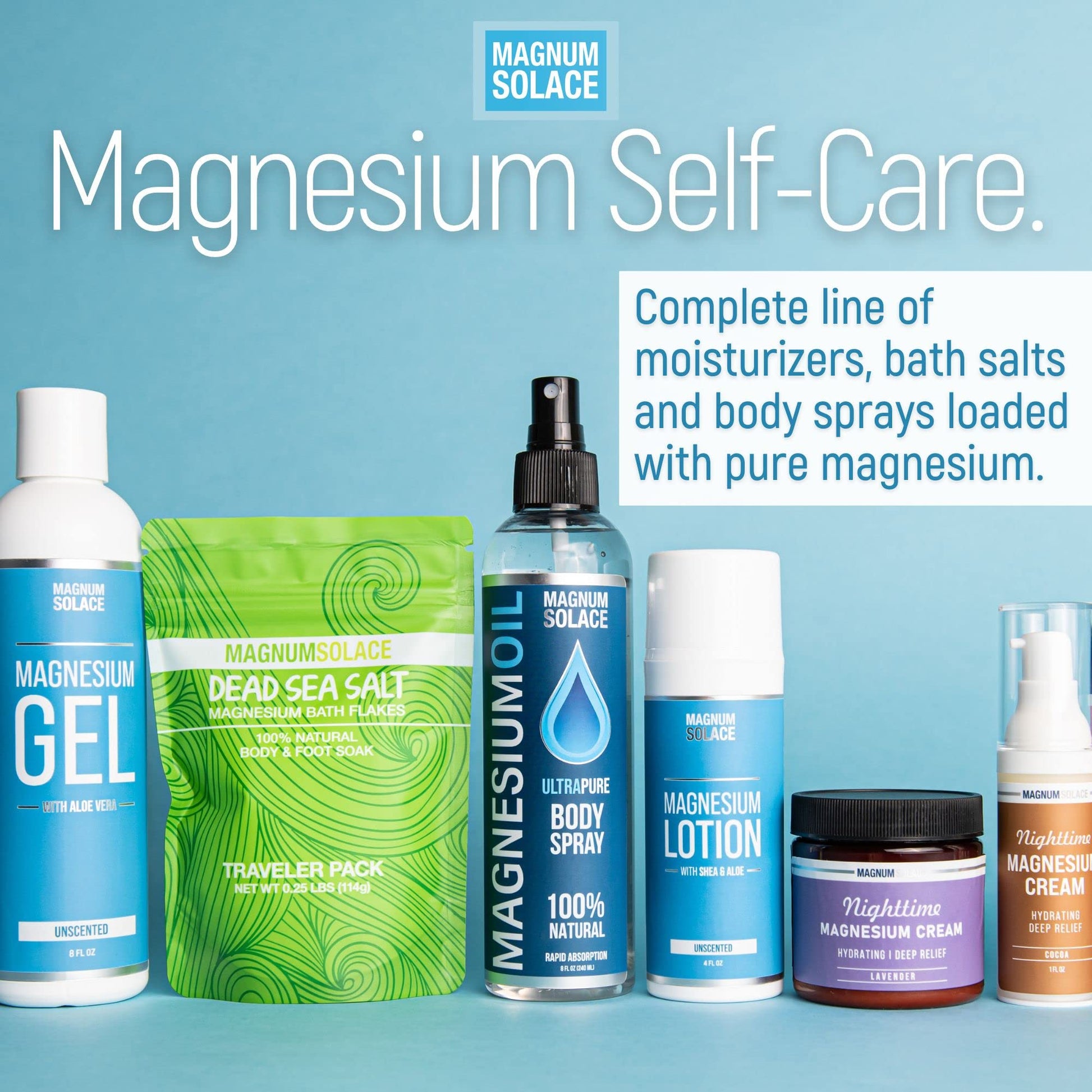 Magnesium Lotion with Shea Butter – Apply to Legs – Alternative to Topical Magnesium Cream Magnum Solace Au supplements