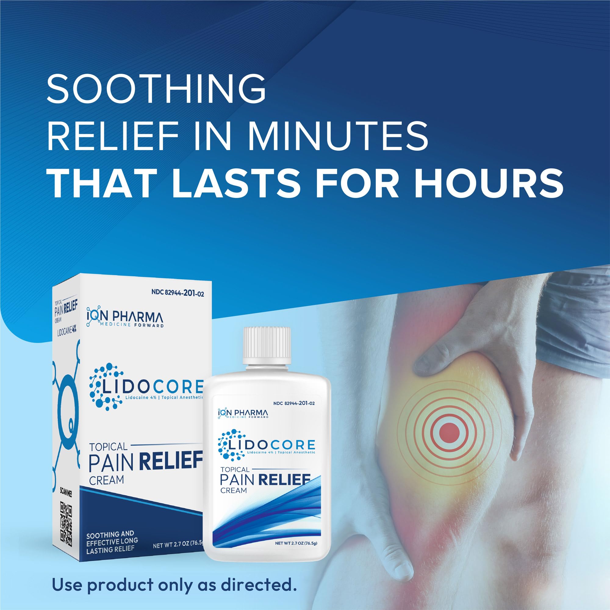 Lidocore Pain Relief Cream with 4% Lidocaine | Maximum Strength OTC | Safe & Compliant formula | Minor cuts, scrapes, insect bites, cold sores | Non-Greasy, Odor-free, Fragrance-Free | 2.7 oz (76.5 g) Lidocore Au supplements