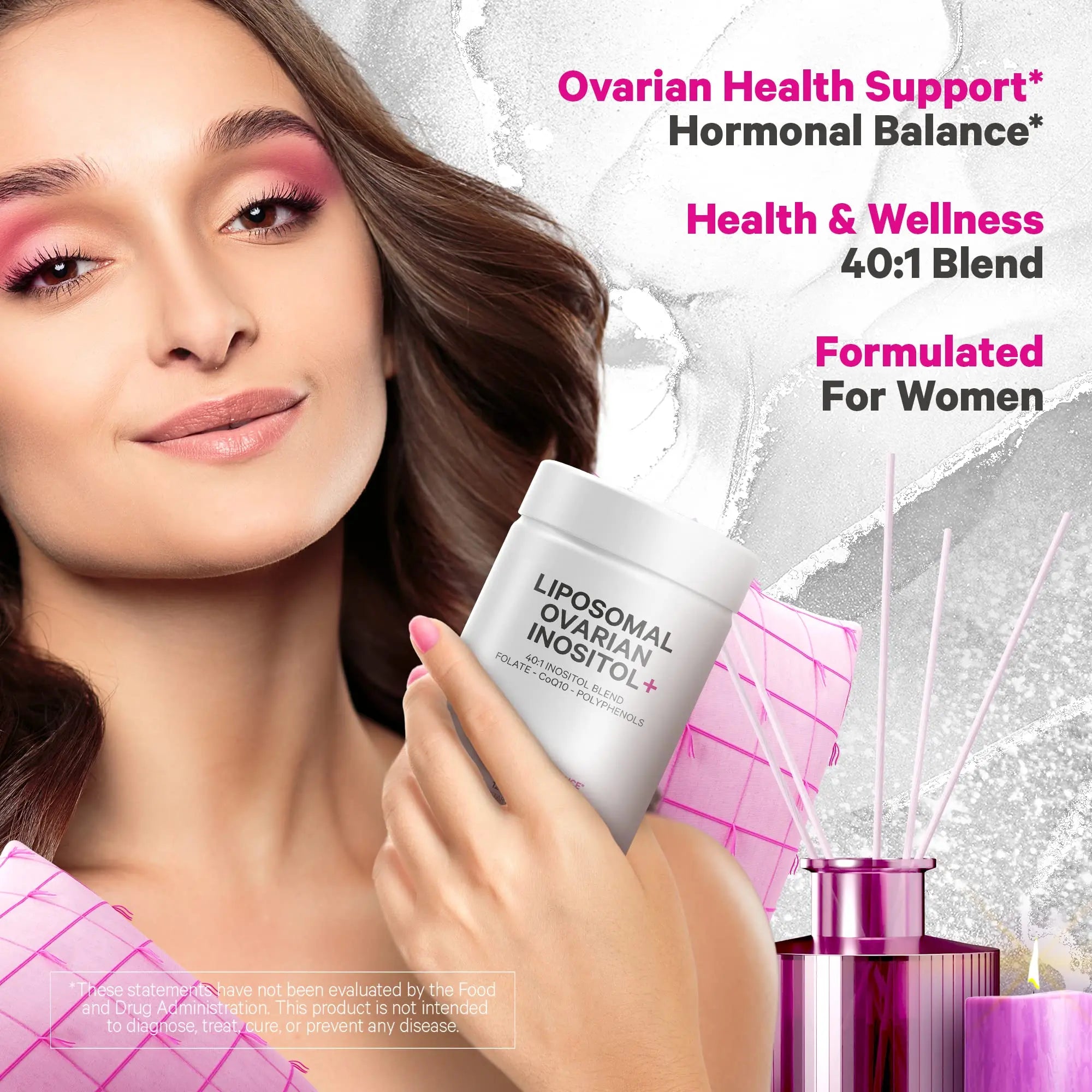 Codeage Liposomal Ovarian Inositol + Supplement - Myo-Inositol, D-Chiro-Inositol Codeage Au supplements