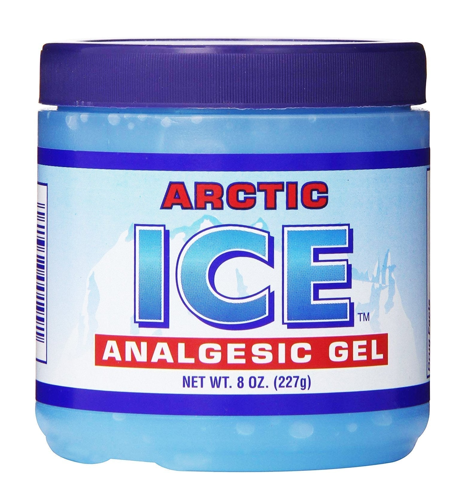 ARCTIC ICE Set of 3 Pain Relief Analgesic Gels! 8oz Each! Temporarily Relieves Muscle Aches, Backaches, Strains, Sprains, Arthritis, Bruises, Sports Injuries! Made in USA! (3) ARCTIC ICE Au supplements