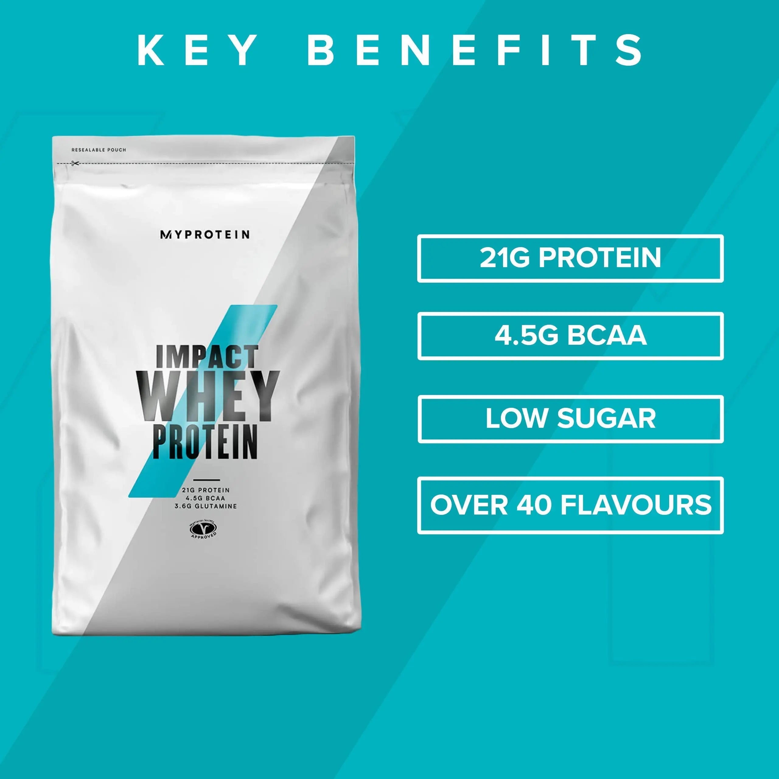 MyProtein Impact Whey Isolate - Natural Vanilla - 1kg - 40 Servings Myprotein Au supplements