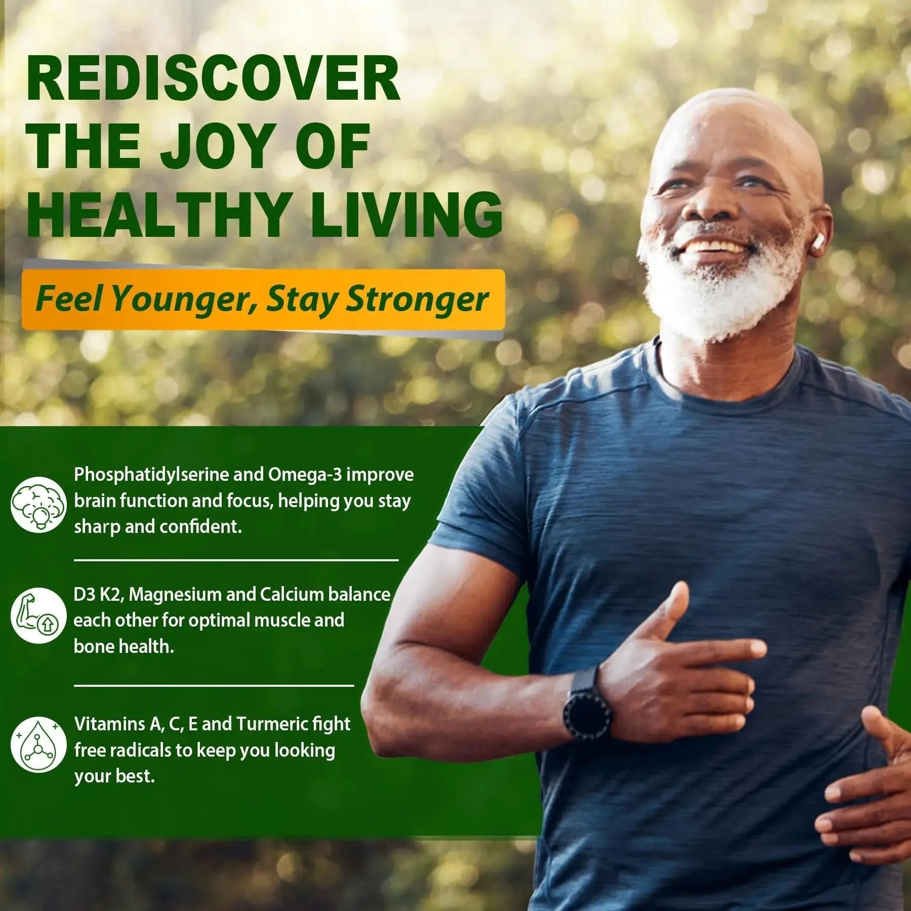 Multivitamin for Men 50 + Plus, Sugar Free Men Multivitamins Gummies w/Omega-3, Coq10, D3k2, Calcium, Magnesium NEVISS Au supplements