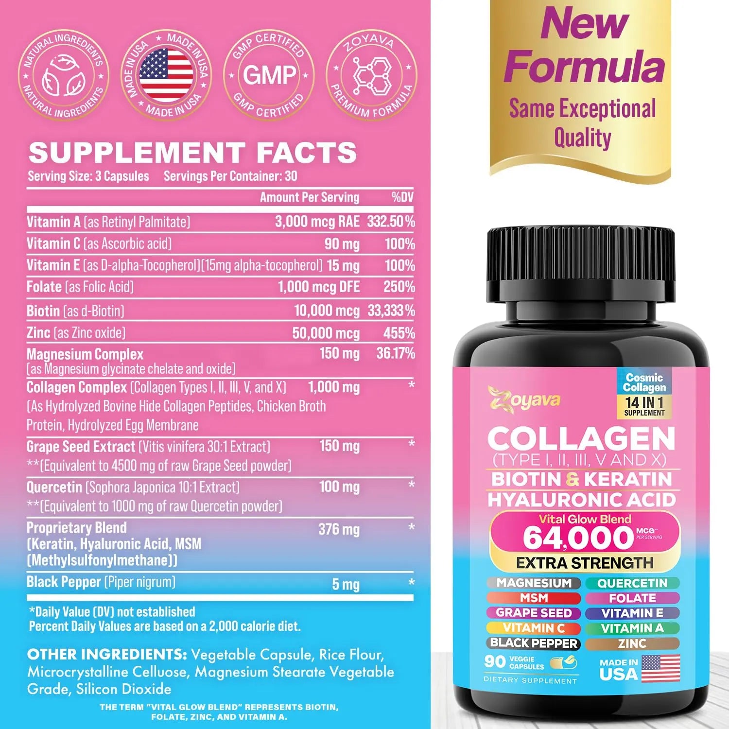 Zoyava Sea Moss 16-in-1 and Collagen 14-in-1 Bundle Zoyava Au supplements