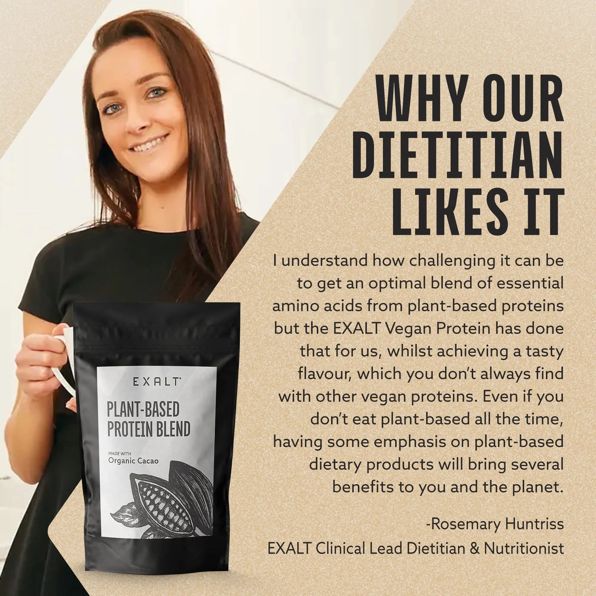 EXALT Vegan Protein Powder - 100% Plant-Based – Gluten Free - Keto Friendly EXALT Au supplements