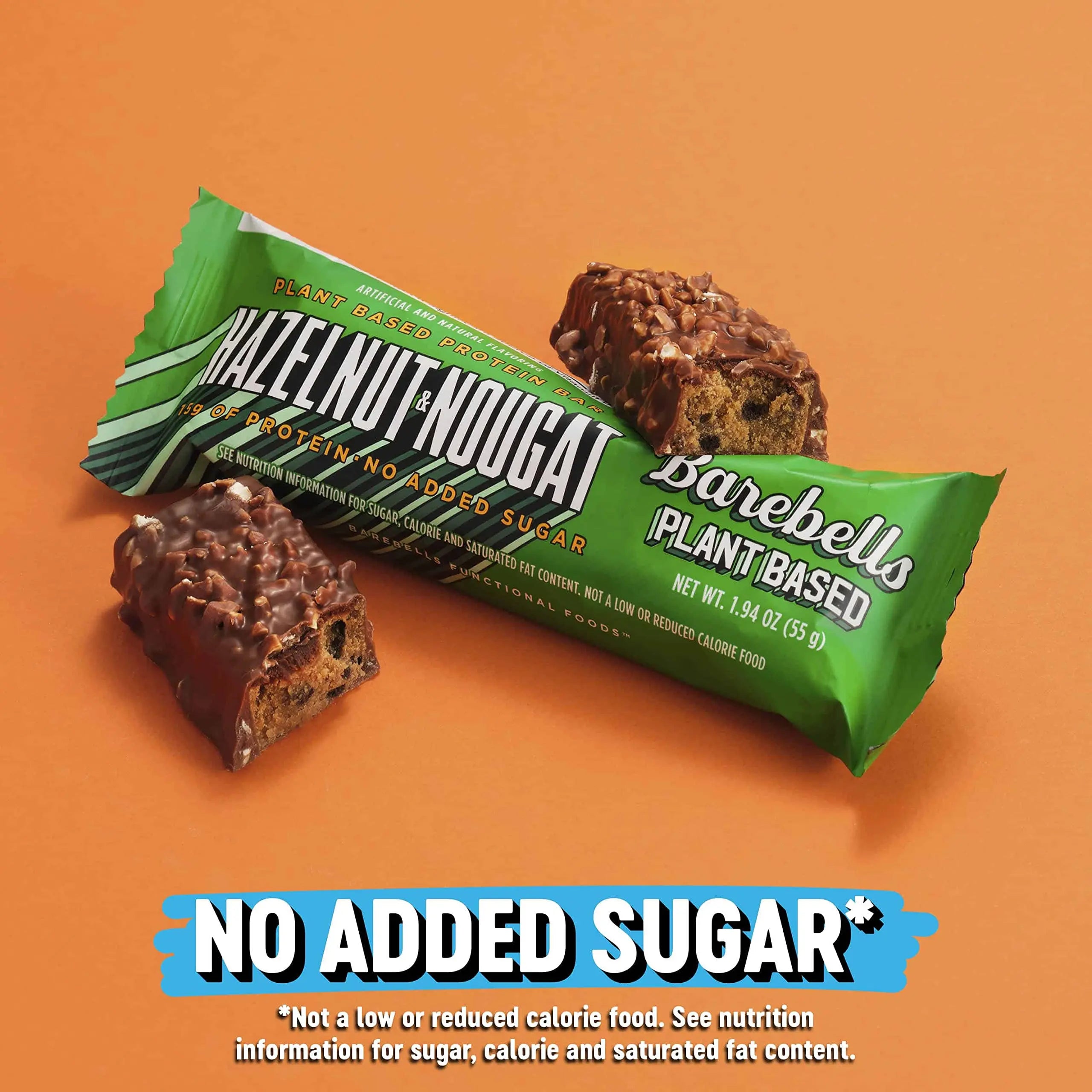 Barebells Vegan Protein Bars Hazelnut & Nougat - 12 Count, 1.9oz Bars - Features Plant BAREBELLS Au supplements