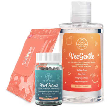 VeeFresh VeePower Bundle - A Convenient Feminine Care Bundle for Any-Time Freshness & Odor Control VeeFresh Au supplements
