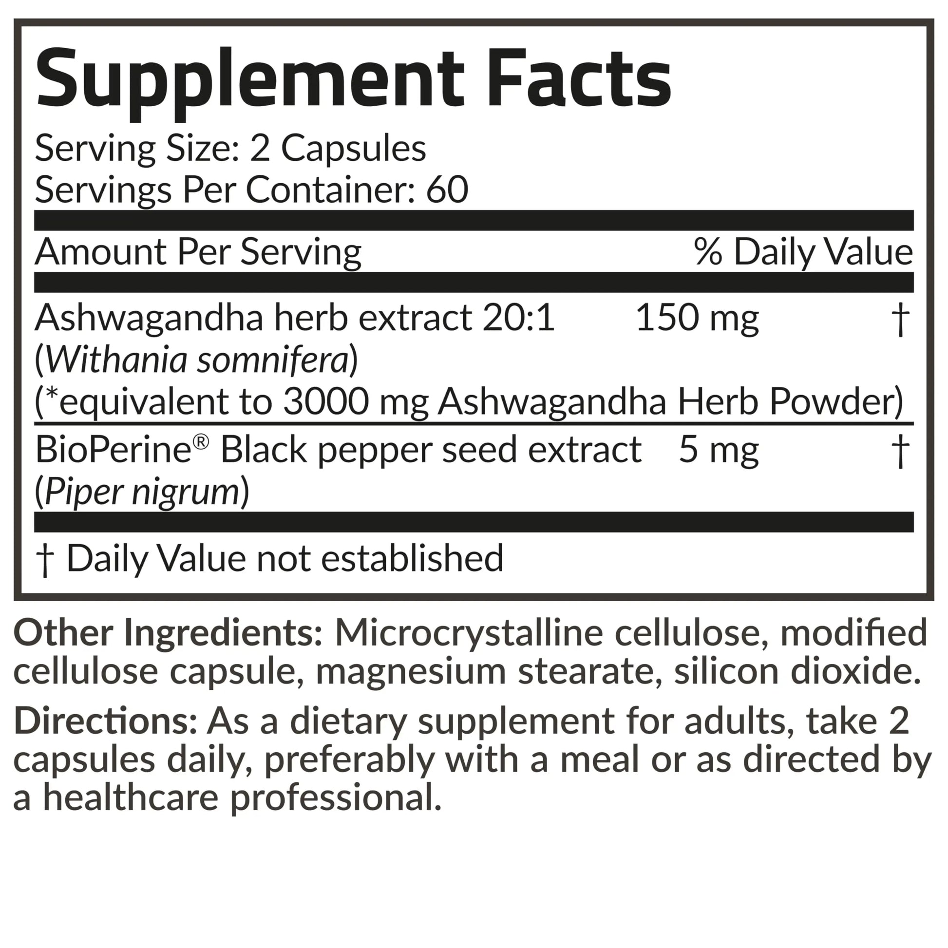 Futurebiotics Ashwagandha Extra Strength Stress & Mood Support with BioPerine Futurebiotics Au supplements