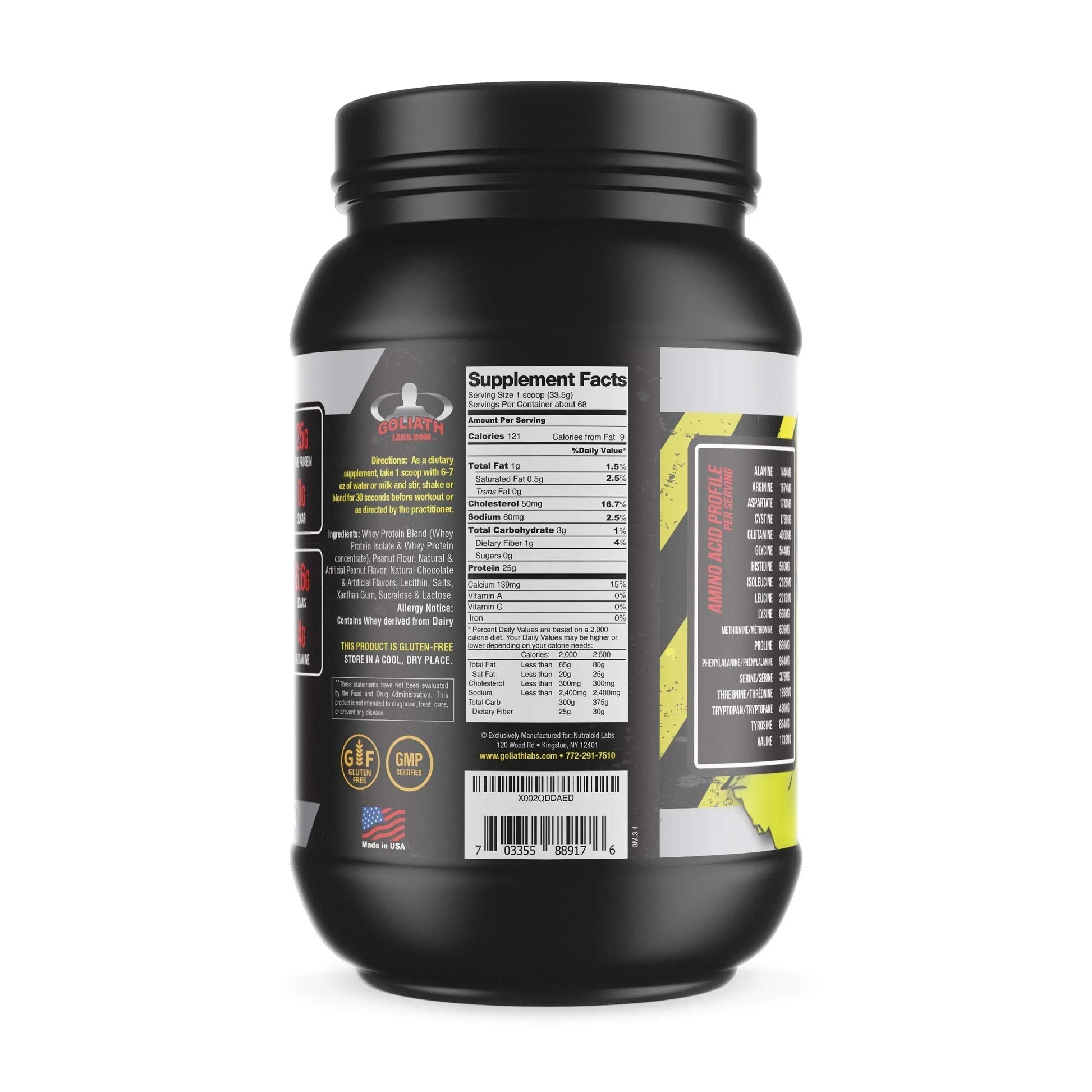 COLOSSAL LABS Whey Protein Powder [15 lbs/Pack of 1]– Peanut Butter-Chocolate Protein COLOSSAL LABS Au supplements