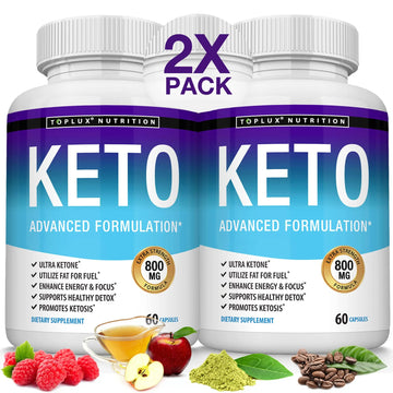 Toplux Keto Pills Ketosis Diet - Natural Ketosis Using Ketone & Ketogenic Diet, Support Toplux Au supplements