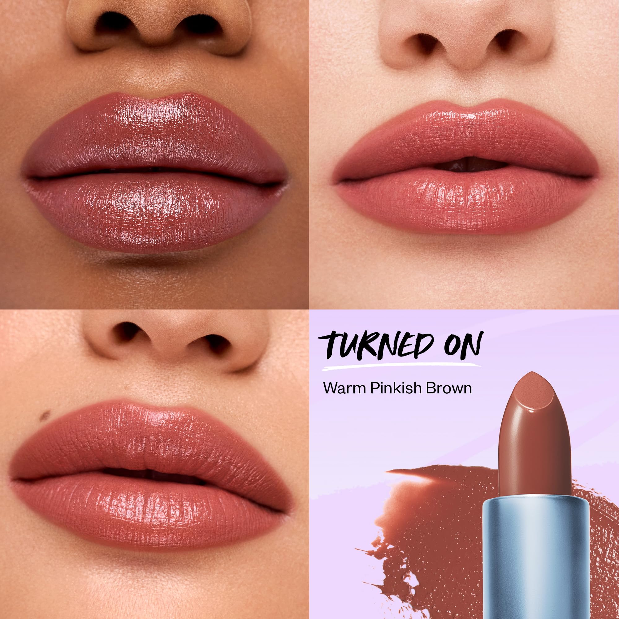 Kosas Weightless Lip Color Nourishing Satin Lipstick - High Impact Lip Color with Clean Formula - Comfy Feel & Soft Finish - Turned On Kosas Au supplements