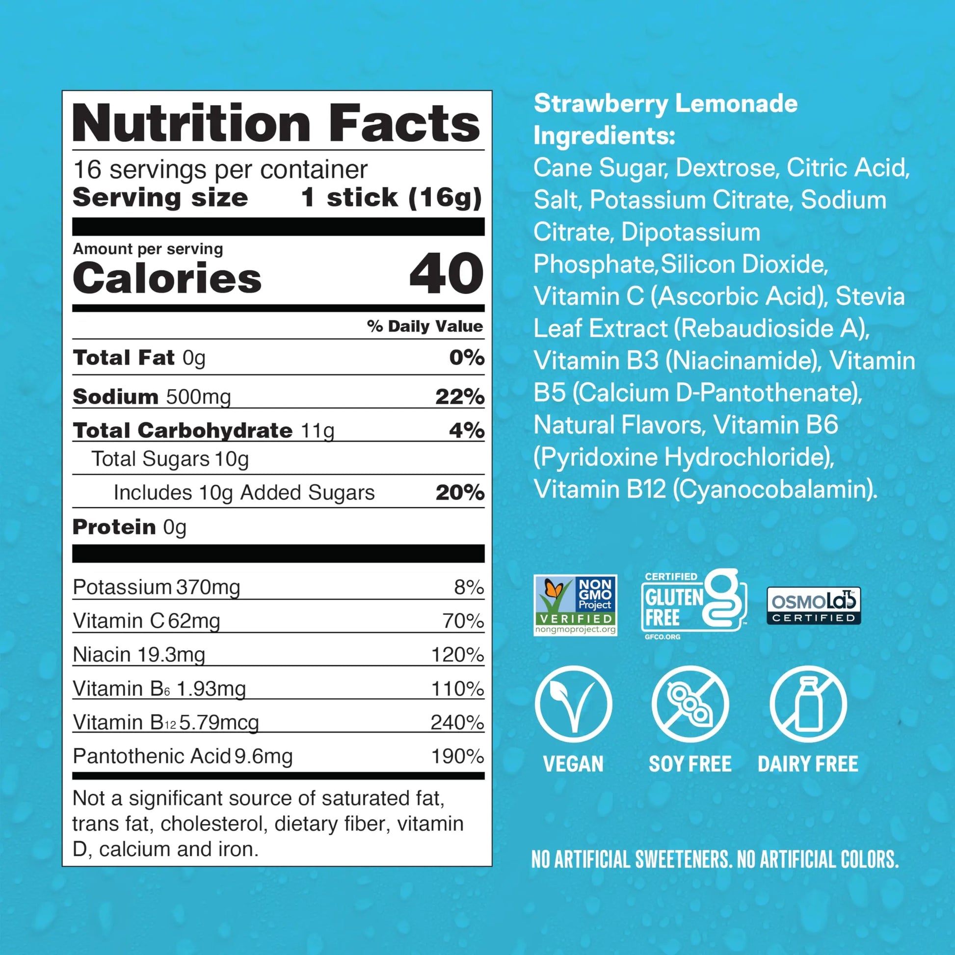 Liquid I.V.® Hydration Multiplier - Strawberry Lemonade | Electrolyte Powder Drink Mix | 3 Pack (48 Servings) Liquid I.V. Au supplements