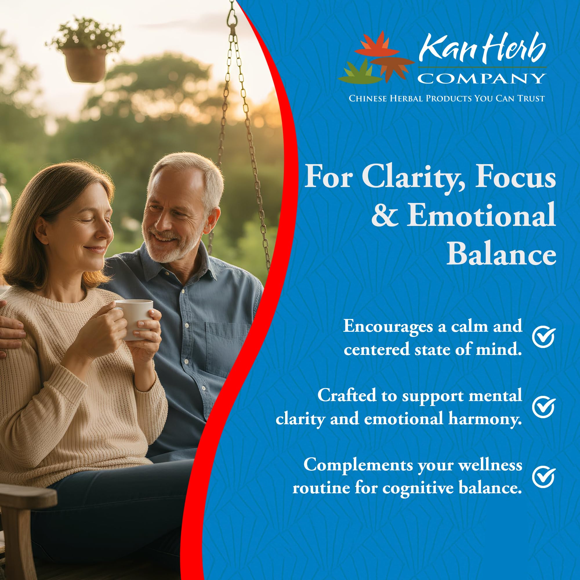 Kan Herbs Company Clear Mind Formula – Traditional Chinese Herbal Blend for Cognitive Clarity and Spirit Support, Nourishes Heart Yin and Blood, Calms Shen, Herbal Supplement, 60 Tablets Kan Herbs Au supplements