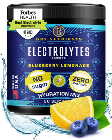 KEY NUTRIENTS Multivitamin Electrolytes Powder No Sugar - Fresh Blueberry Lemonade KEY NUTRIENTS Au supplements