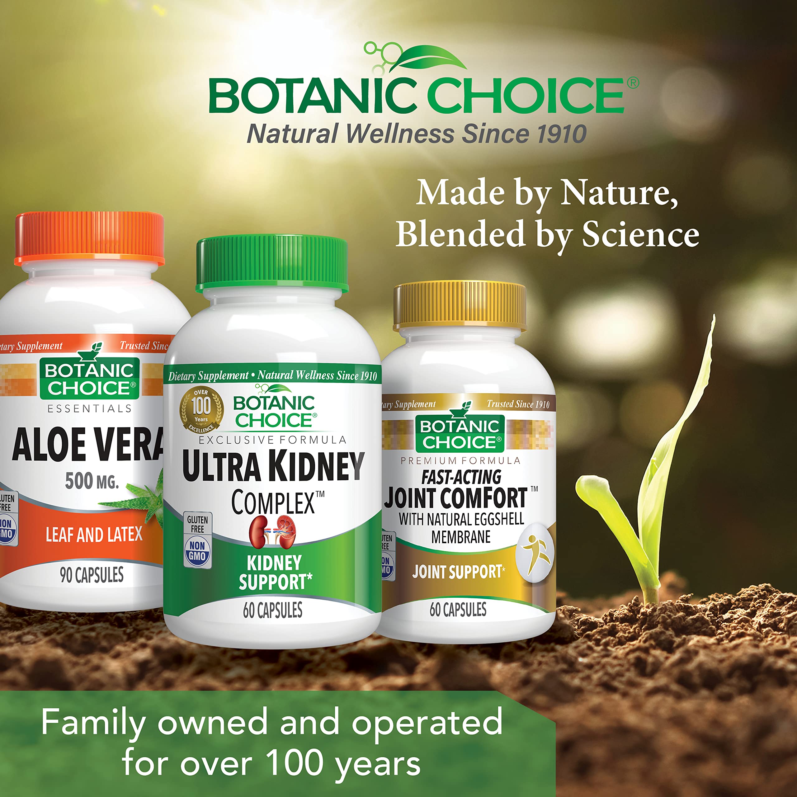 Botanic Choice Ultra Kidney Complex - Optimal Kidney Support with Milk Thistle, Green Tea & More- 60 Capsules Botanic Choice Au supplements
