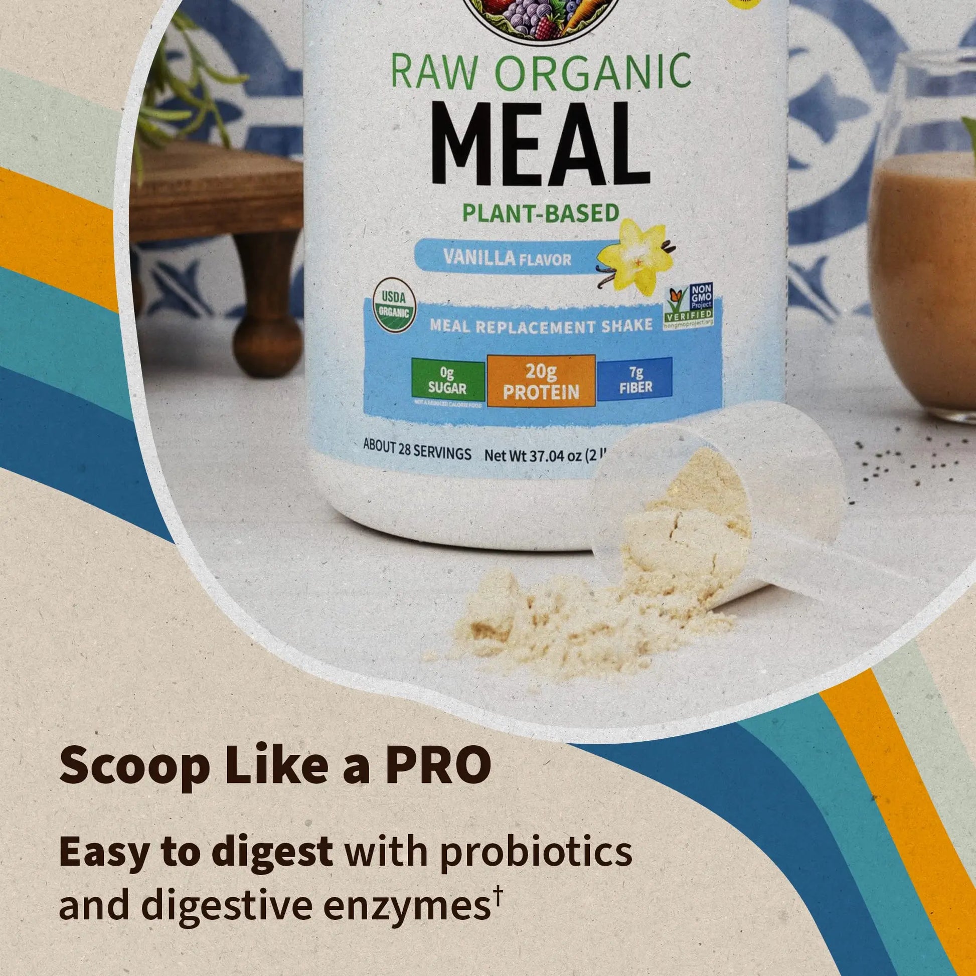 Garden of Life Vegan Protein Powder - Raw Organic Meal Replacement Garden of Life Au supplements