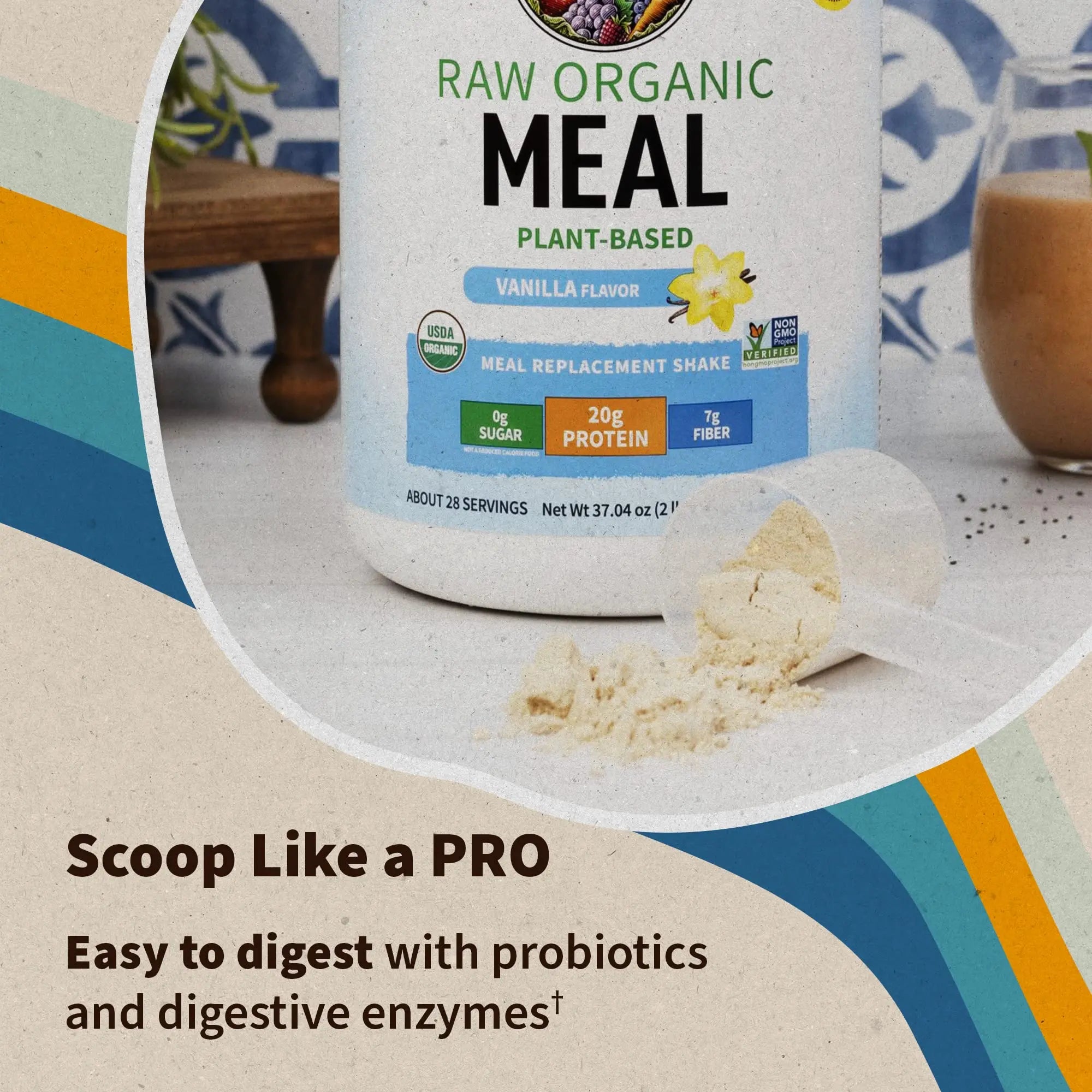 Garden of Life Vegan Protein Powder - Raw Organic Meal Replacement Garden of Life Au supplements