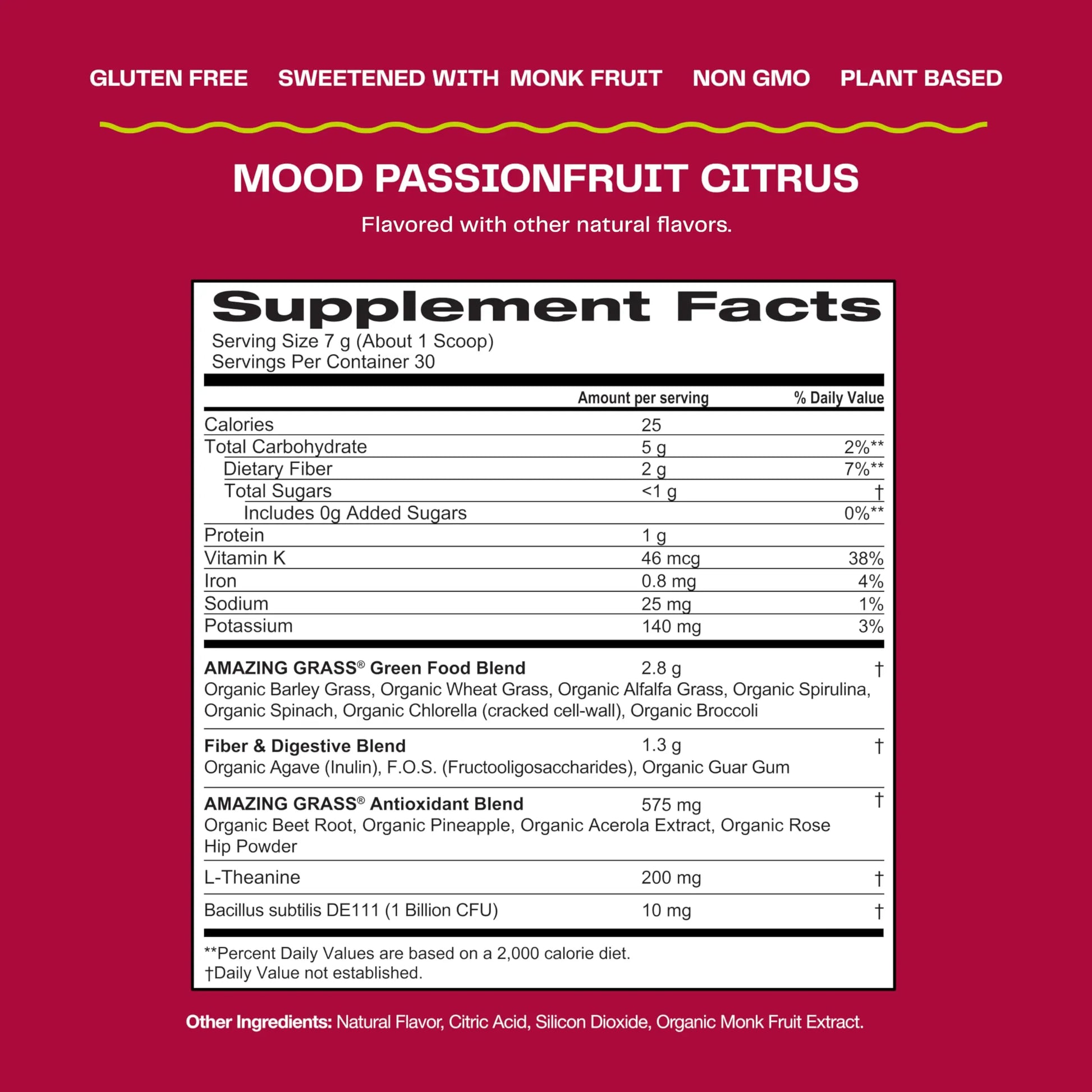 Amazing Grass Greens Blend Mood: Super Greens Powder Smoothie Mix for Mood, Relaxat Amazing Grass Au supplements