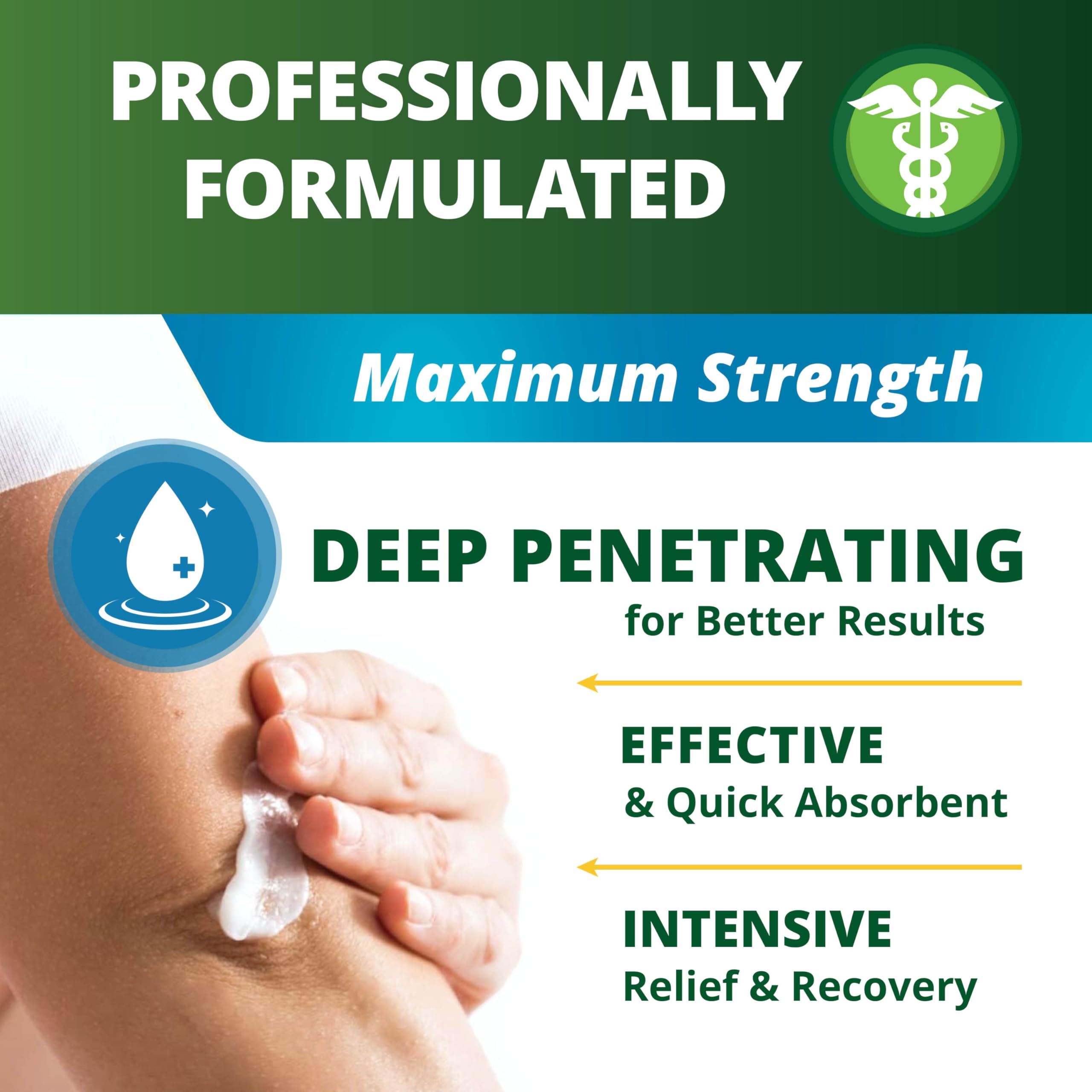 OWELL NATURALS Arthritis Pain Relief Ointment with Arnica & MSM – Deep Penetrating Joint & Muscle Therapy for Knee, Back, Sore Muscles, Legs, 3.5 oz (2 Pack) Owell Naturals Au supplements
