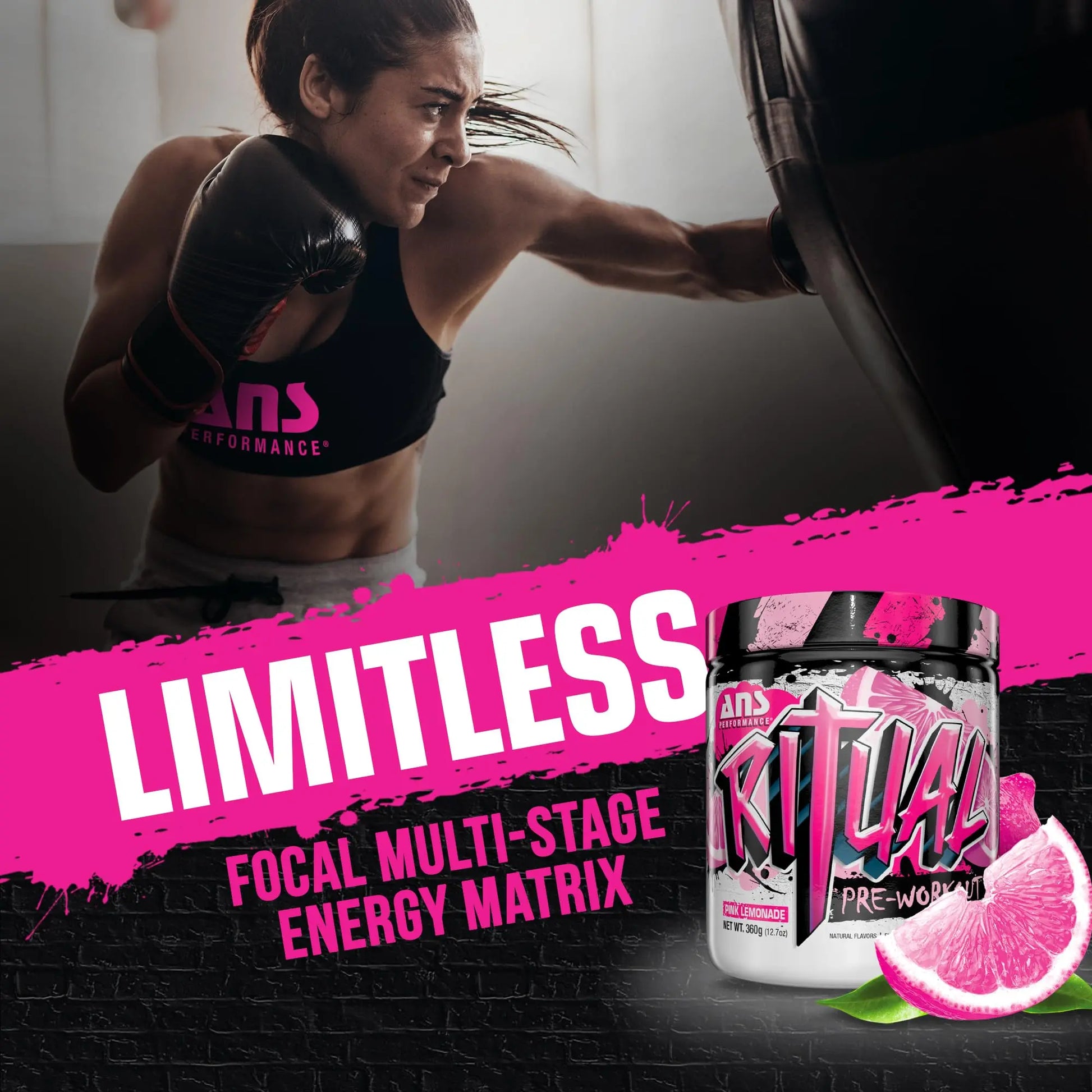 ANS Performance Ritual Pre Workout (30 Servings, 12.7 oz) - Complete Preworkout Formula ANS Performance Au supplements