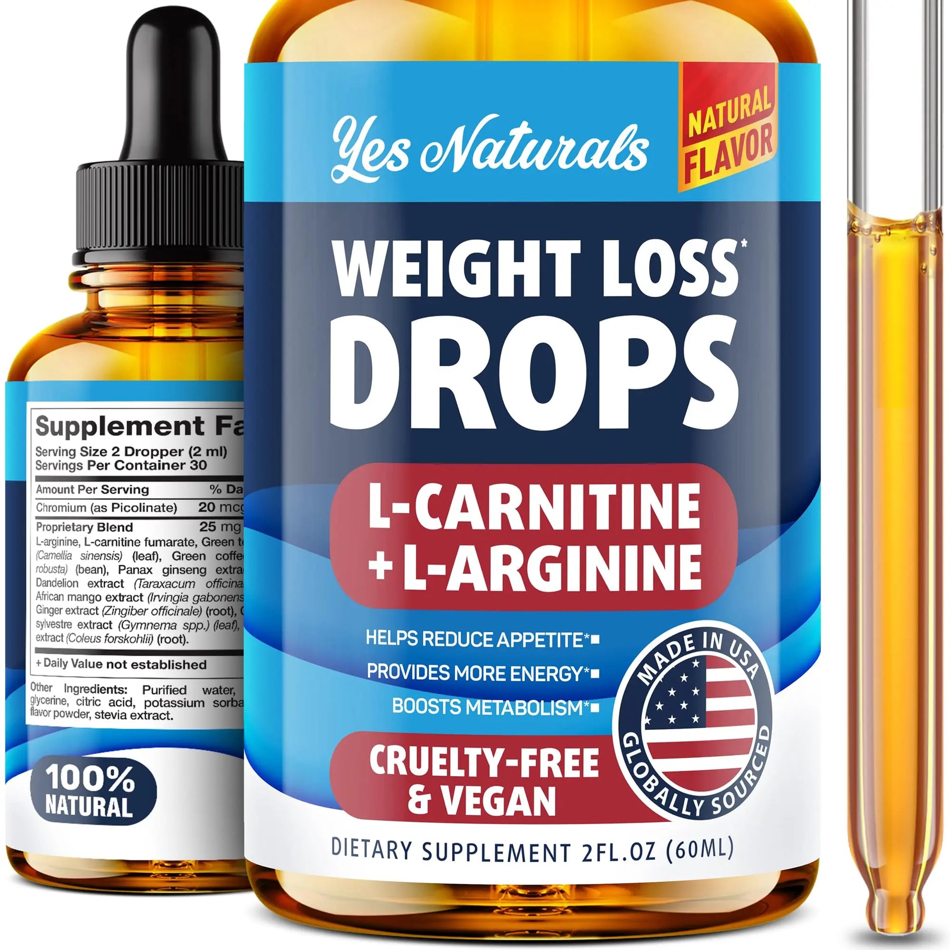 YES NATURALS! Weight Loss Drops - Natural Metabolism Booster & Appetite YES NATURALS! Au supplements