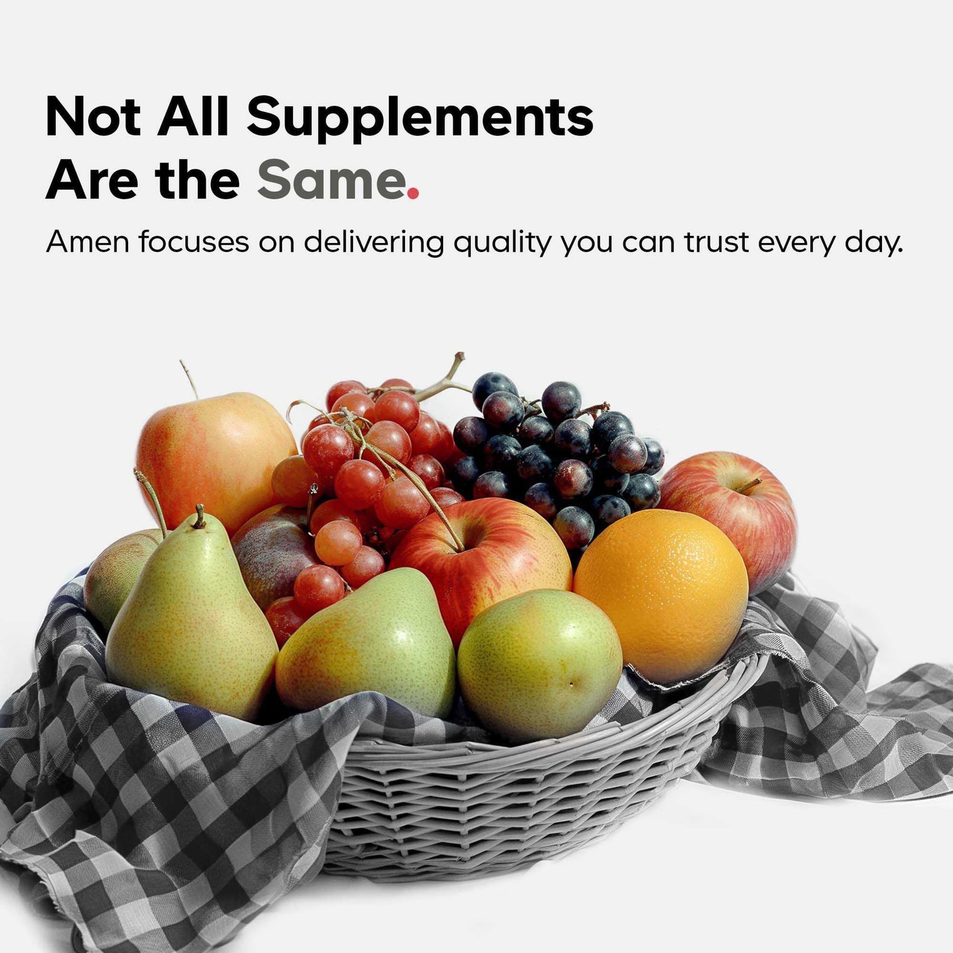 Amen Fruits + Veggies Vitamins Bundle, Raw Whole Food Multivitamin Capsules, Greens Vegetables, Red Fruits & Berries Vegan Blend, Fibers + Phytonutrients Superfood Minerals Supplement, Non-GMO, 180 ct Amen Au supplements