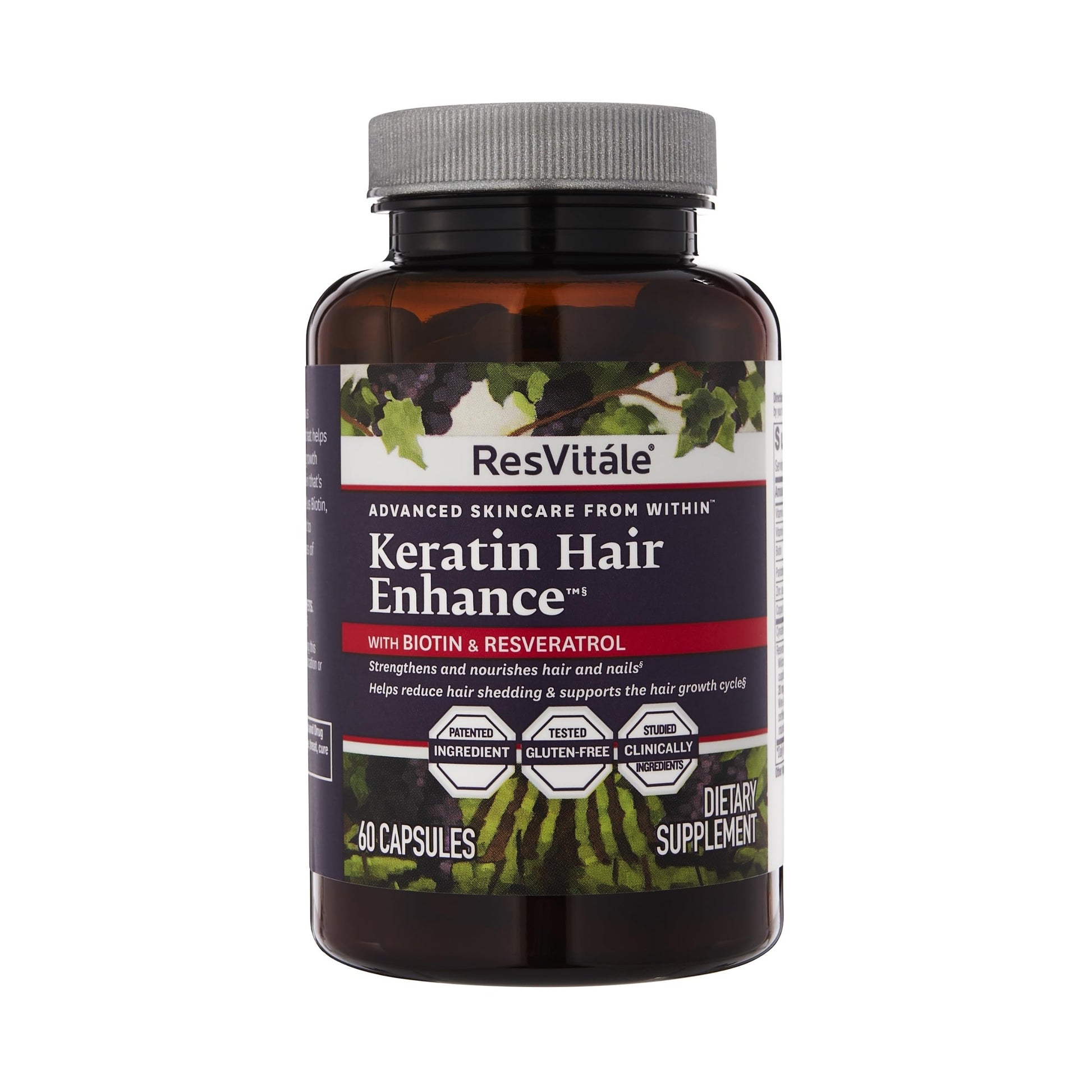 ResVitále Keratin Hair Enhance - Keratin Supplement for Hair Growth - 60 Capsules ResVitale Au supplements