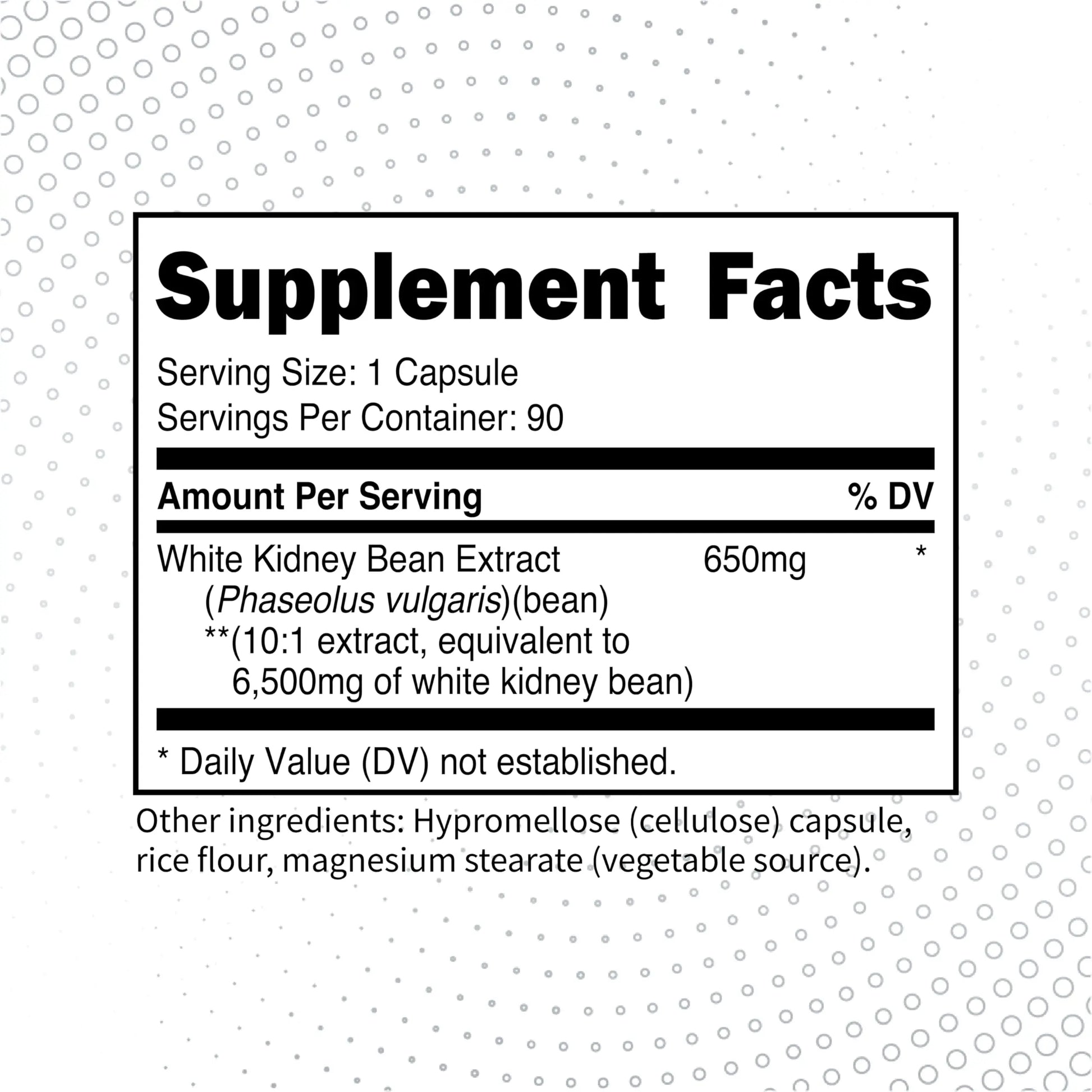Type Zero Clean White Kidney Bean Capsules (6,500 MG Equivalent Per Serving, 90 Count) - Non-GMO, Gluten Free Type Zero Au supplements