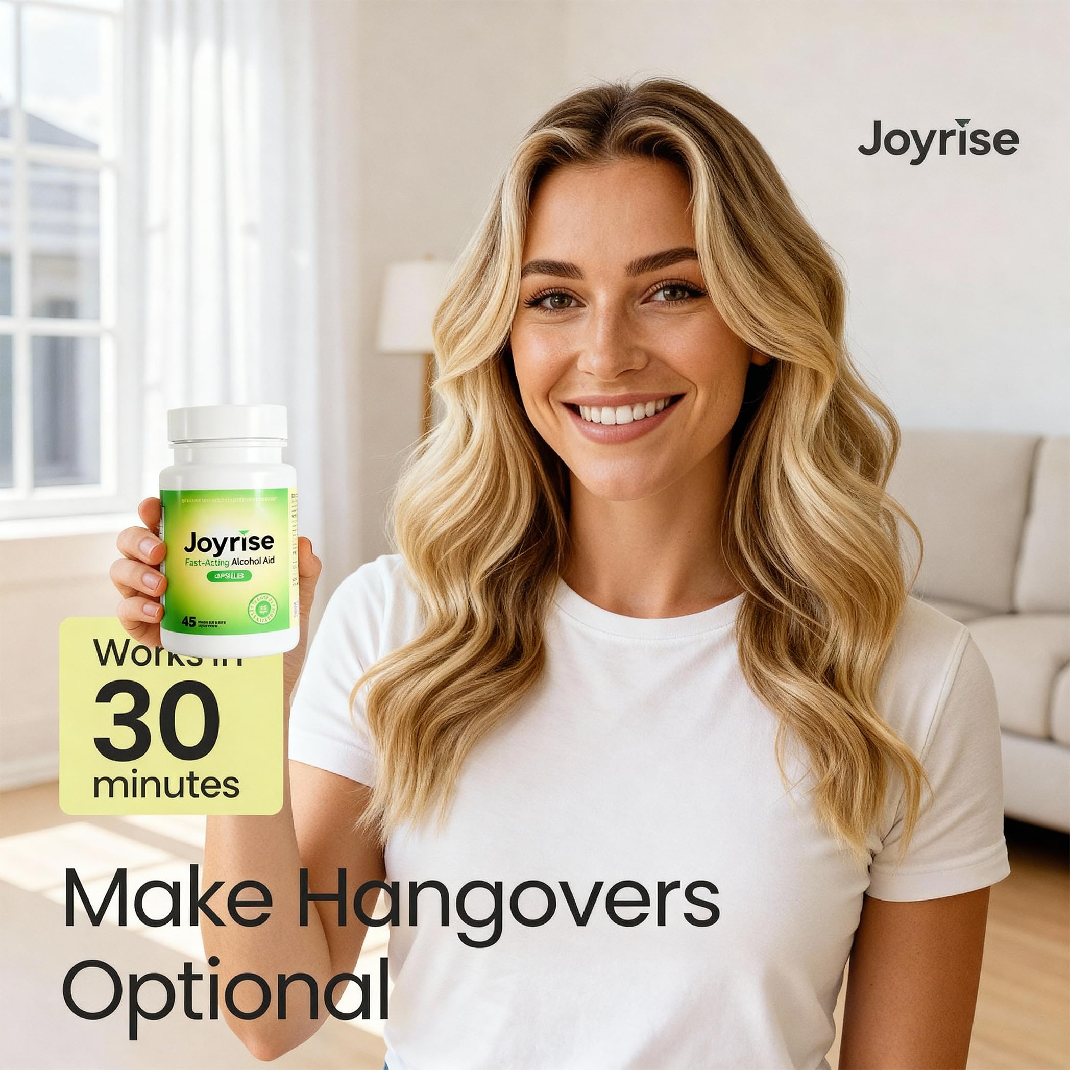 Joyrise® After Drinking Aid – Fast Acting Capsules with DHM – Alcohol Metabolism Support, Liver Health, Rapid Bioavailability & Body Replenishment – 45 Capsules (15 Servings) Joyrise Au supplements