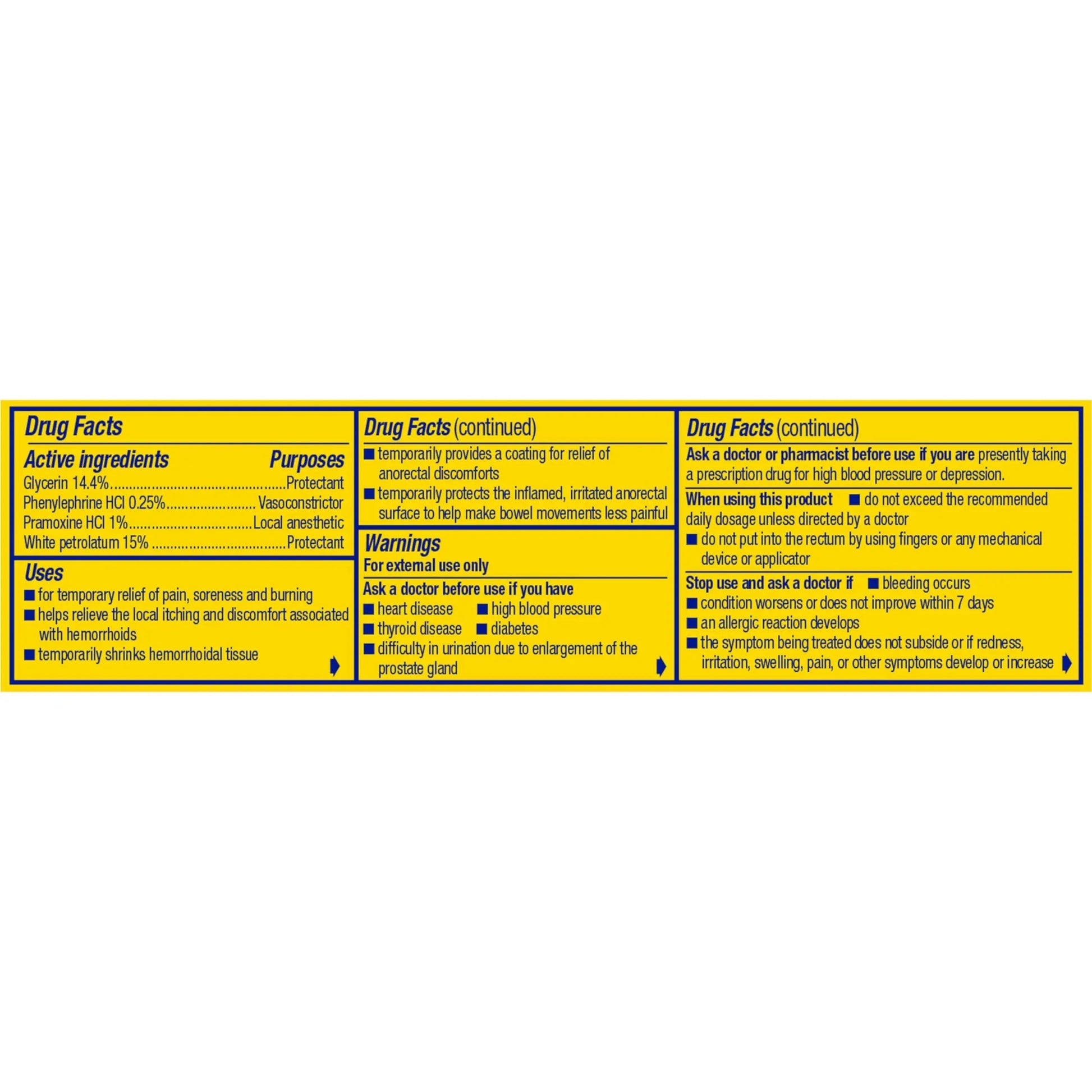 Preparation H Hemorrhoid Symptom Treatment Cream (0.9 Ounce Tube), Maximum Strength Multi-Symptom Pain Relief with Aloe Preparation H Au supplements