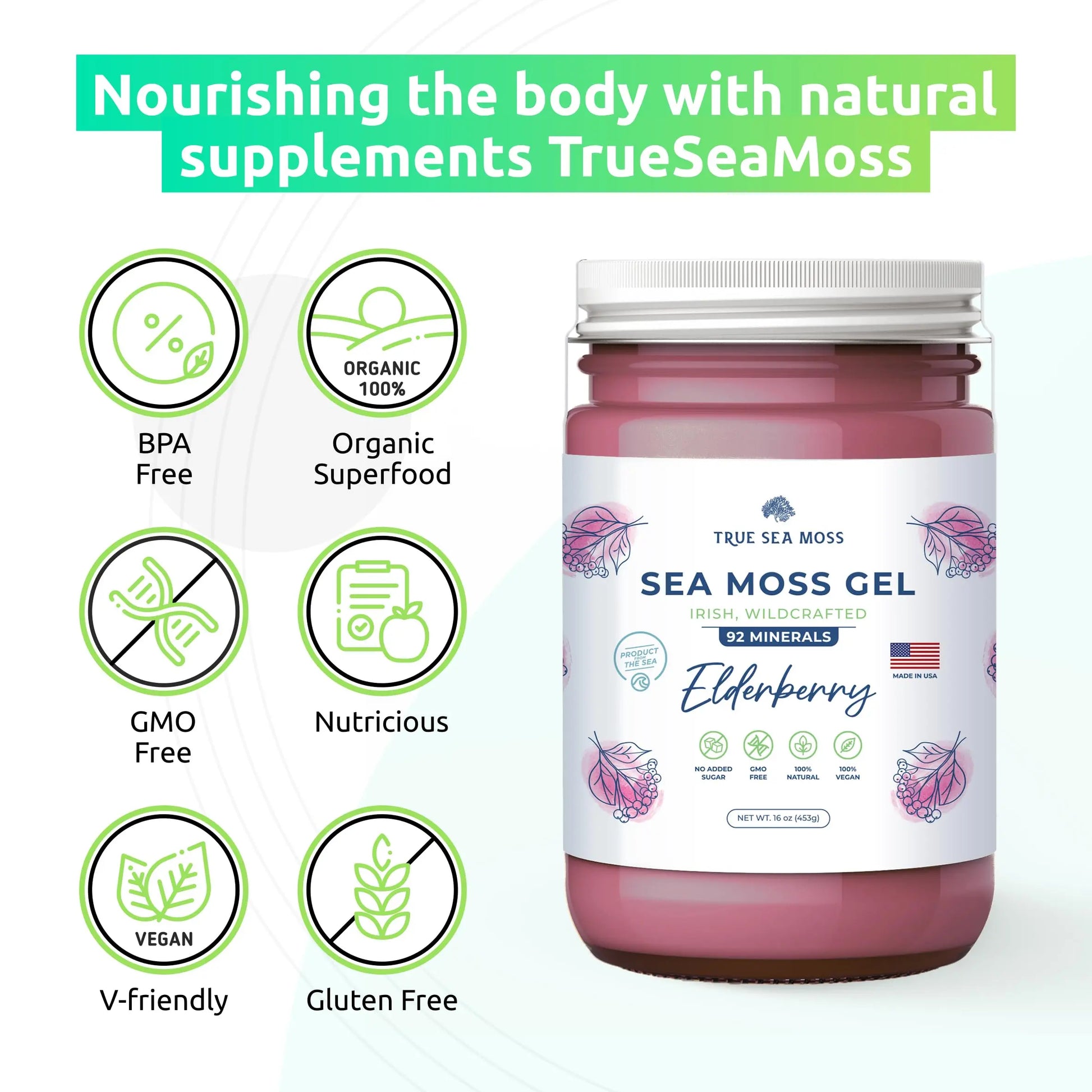 Irish Sea Moss Gel TrueSeaMoss Au supplements