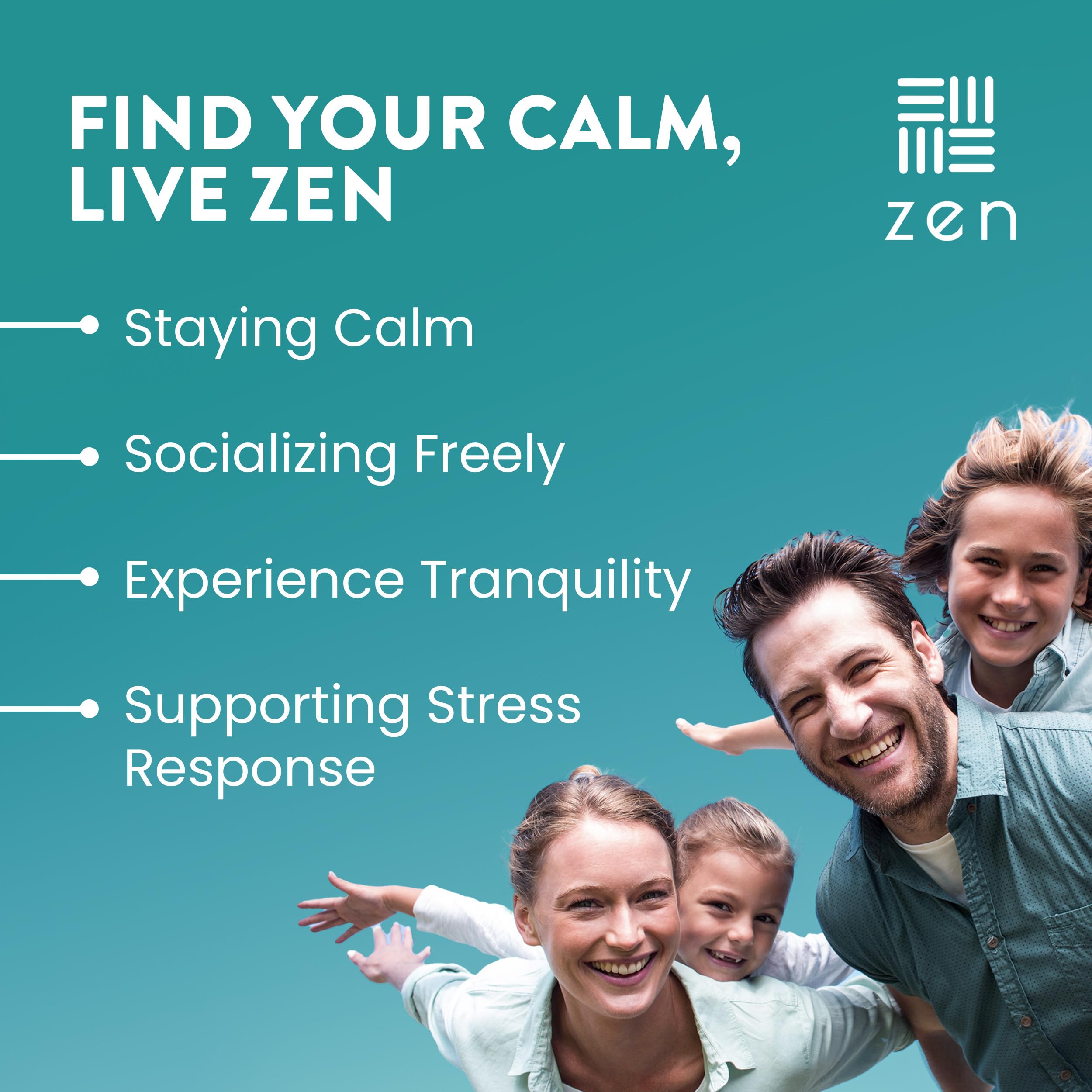 WellPath Zen Stress Relief Supplement + Mood Support | Calm, Stress & Energy Support | Ashwagandha Root, Rhodiola Rosea, L-Theanine, Lemon Balm | Herbal Capsules, 60 Ct WellPath Au supplements
