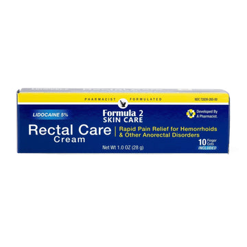 Pharmacist Formulated - Rectal Care Cream - Pain Relief for Hemorrhoids Formula 2 Skin Care Au supplements