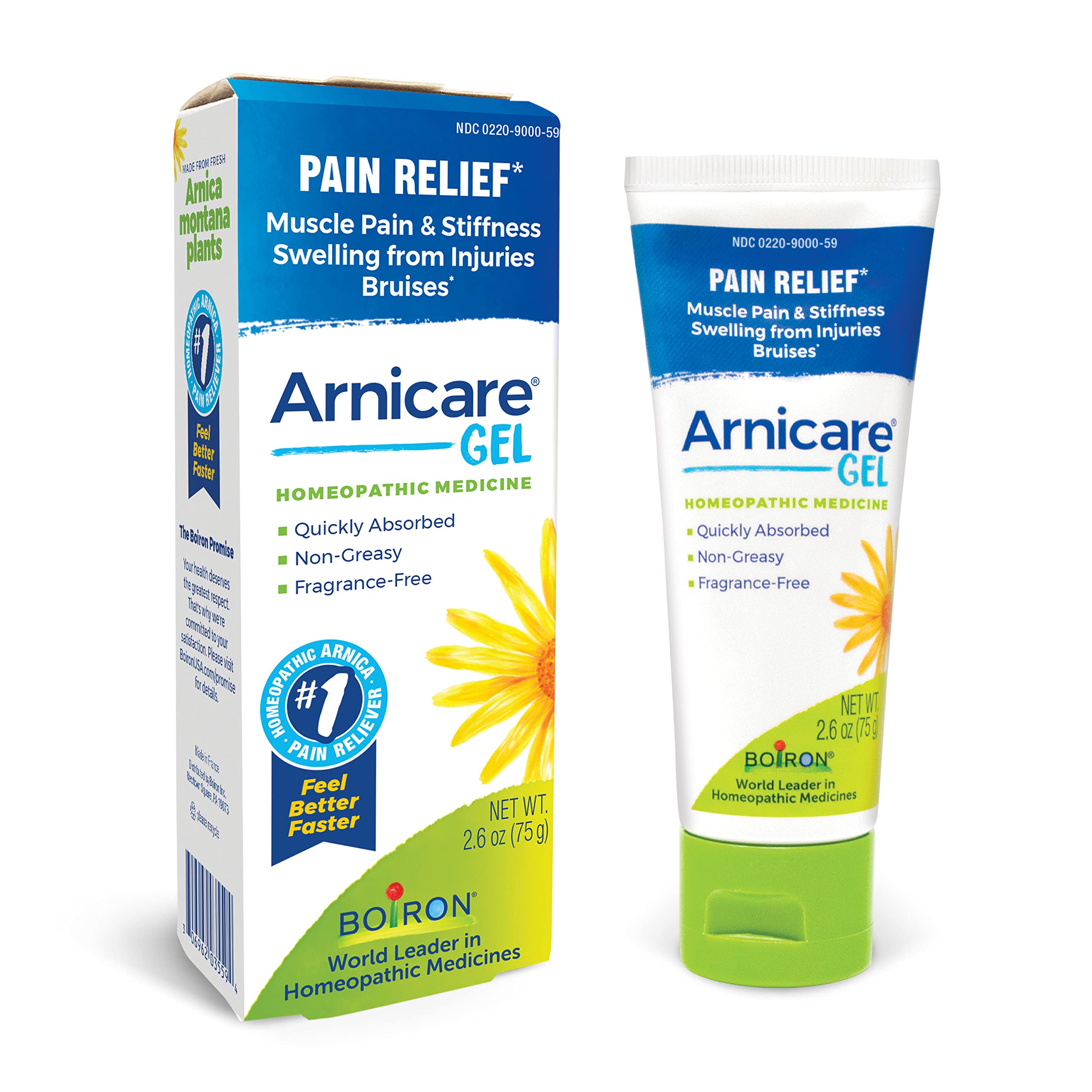 Boiron Arnicare Gel & Bruise Gel Bundle for Soothing Relief of Joint & Muscle Pain, Bruises or Injury - Unisex-Adults & Kids Boiron Au supplements