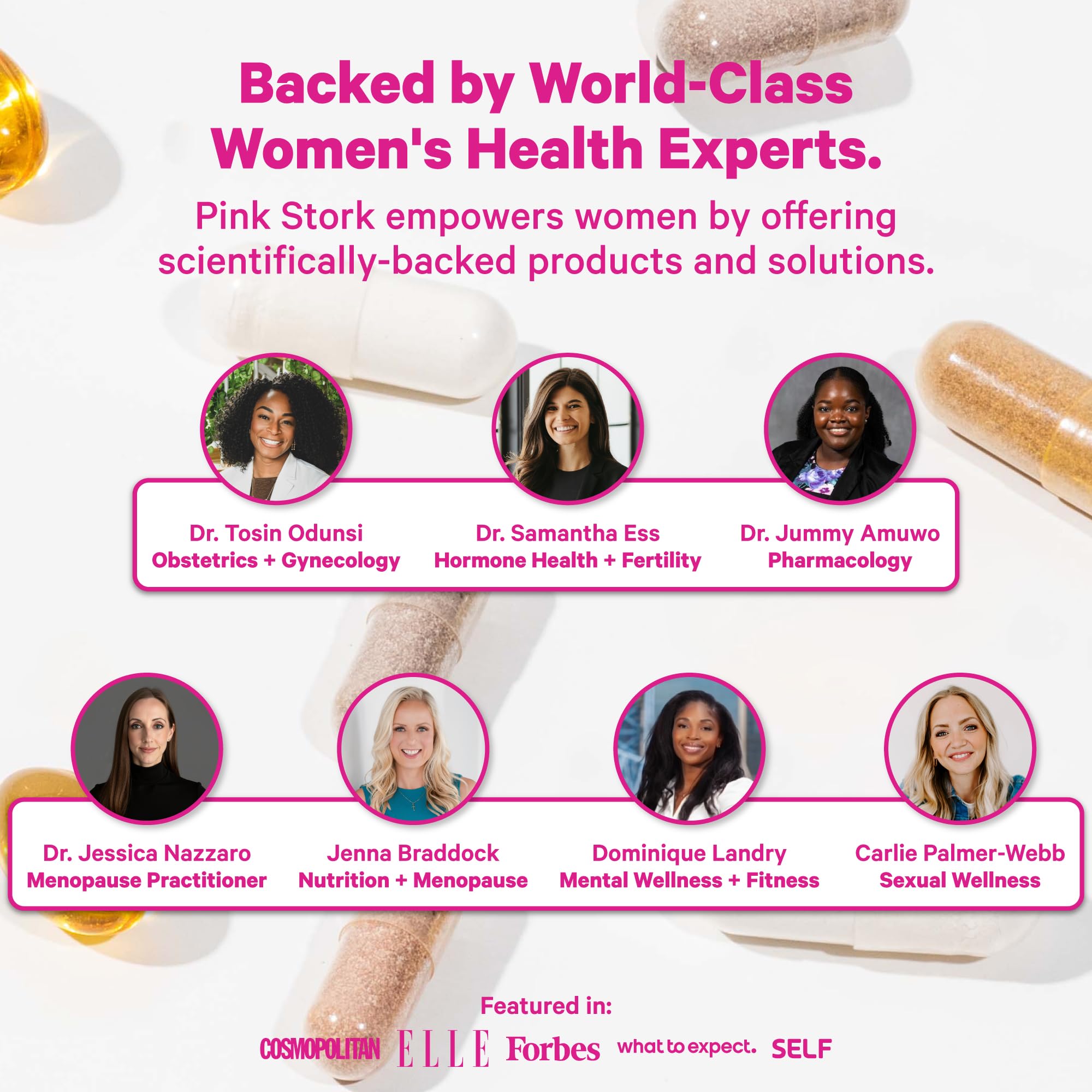 Pink Stork Organic PMS Tea for Hormone Balance, Mood Swings, Bloating, and Period Regularity - 8 Herbs - Vitex, Red Raspberry Leaf, Chamomile - Caffeine-Free - 15 Sachets, Hot or Iced Pink Stork Au supplements