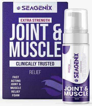 Seagenix Extra Strength Muscle + Joint Foam - Magnesium | Boswellia | Arnica | Formula - Joint and Muscle Relief – Ease Inflamed Joints and Muscles - All Natural – Joints + Muscle Relief Seagenix Au supplements