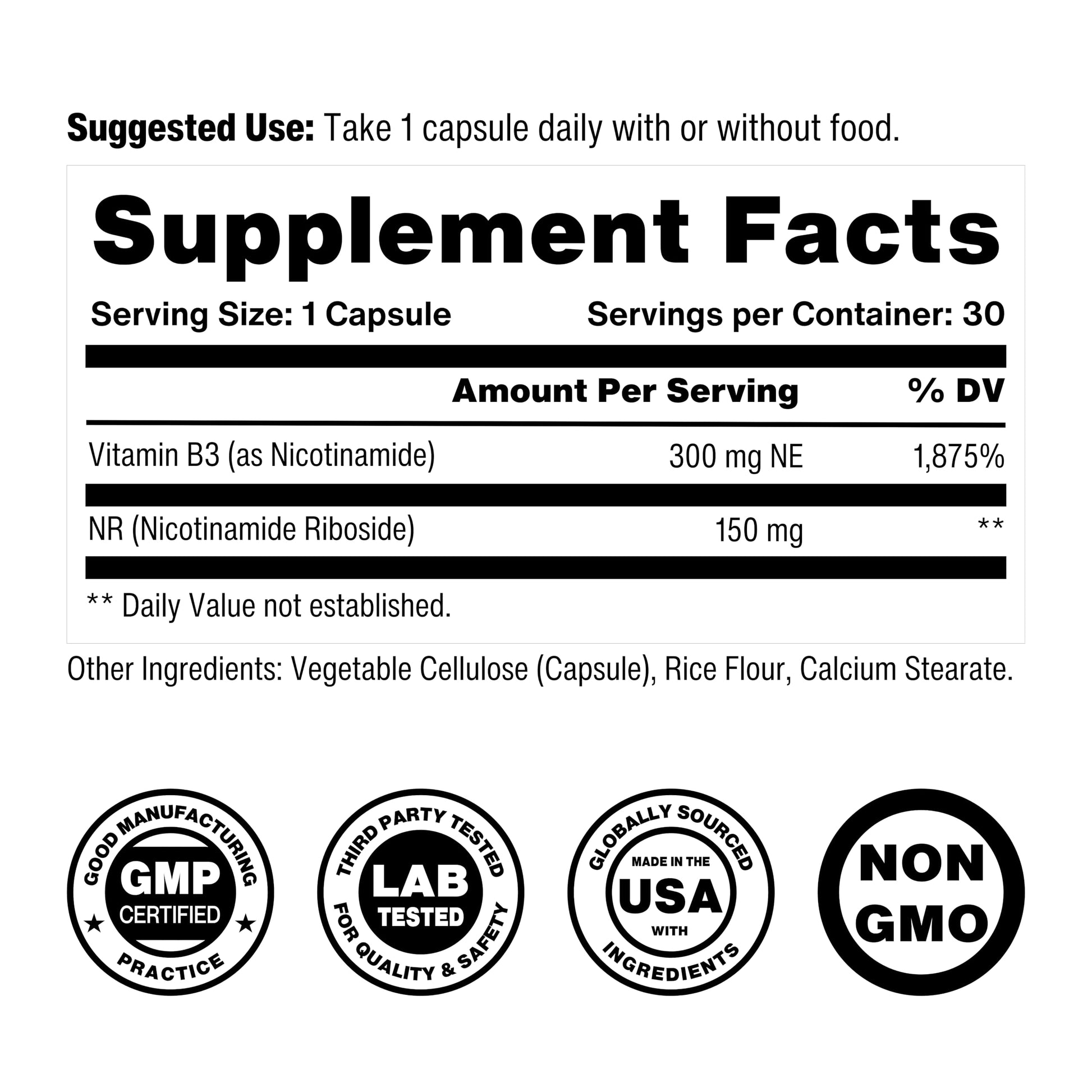 Celly NAD Booster | Longevity Supplement for Healthy Aging with NR (Nicotinamide Riboside) and Nicotinamide | Promotes Cell Function & Vitality | Non-GMO & 3rd Party Tested Celly Au supplements
