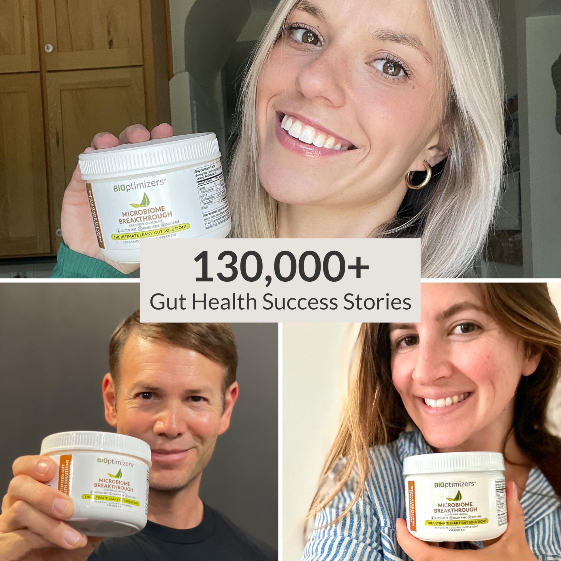 Microbiome Breakthrough™ Gut Support Powder – Vegetarian Vanilla – With Probiotics, Prebiotics, and IgY Max® – Source of L-Glutamine – Supports Digestive Comfort, Gas & Bloating Relief 30 Servings* BIOptimizers Au supplements