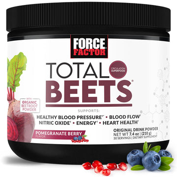Force Factor Total Beets Drink Mix Superfood Powder with Nitrates to Support Circulation, Blood Flow, Nitric Oxide, Energy, Endurance, and Stamina Force Factor Au supplements